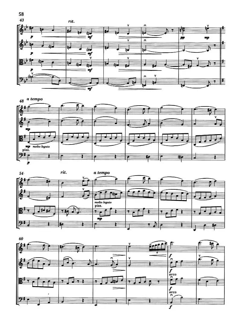 GREENSLEEVES（弦乐四重奏）