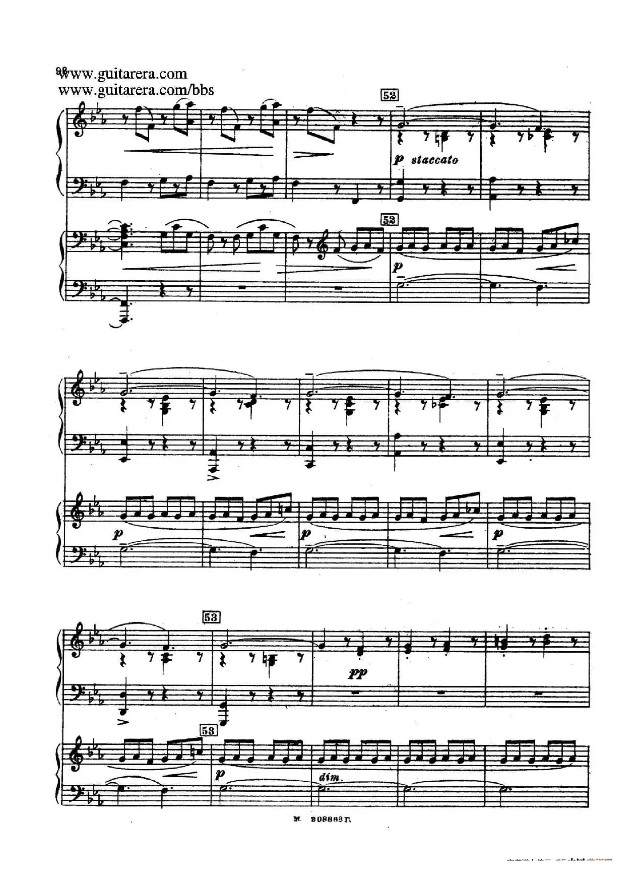第二双钢琴组曲 Suite for Two Pianos No.2 Op.17(4. 塔兰泰拉舞曲 Tarantella)