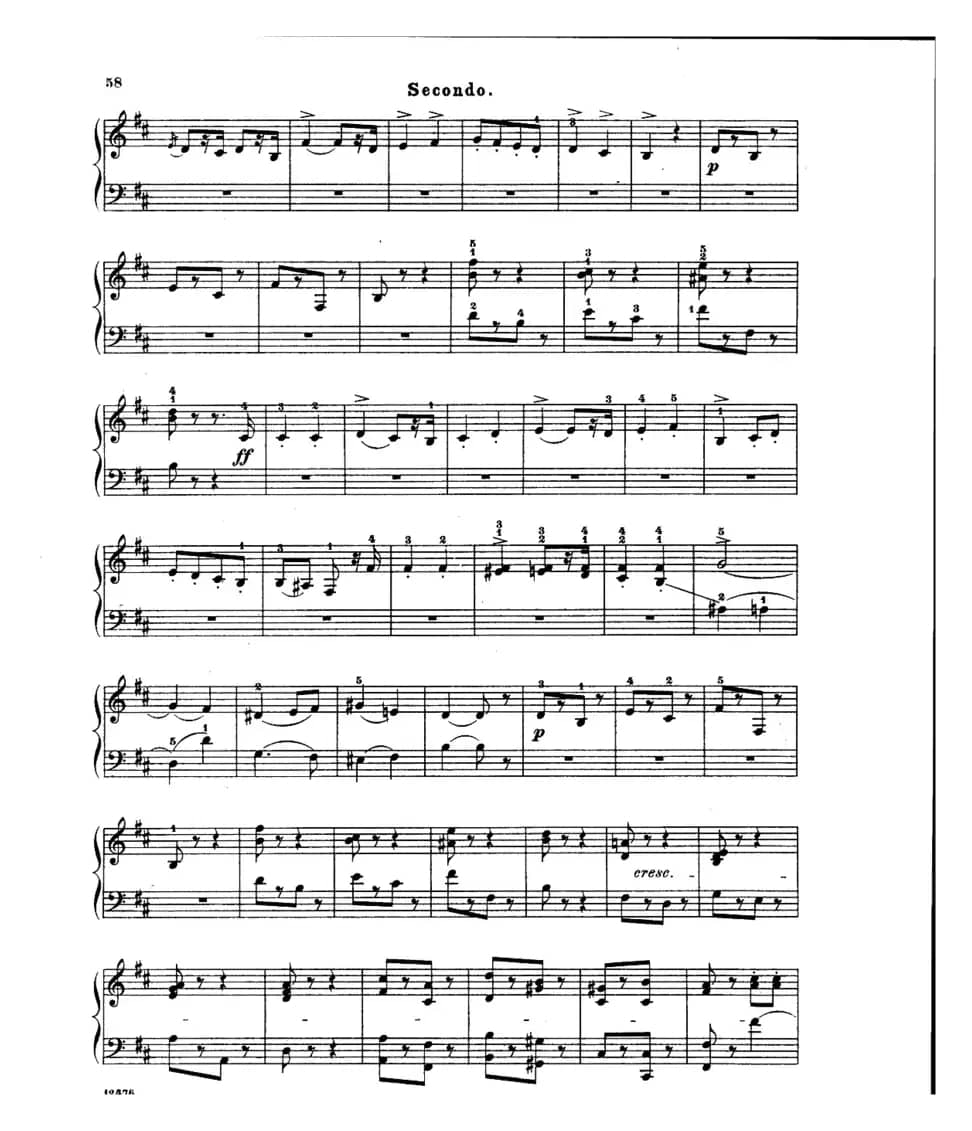 L'Arlesienne Suite No·2（阿莱城姑娘·第二组曲·四手联弹）