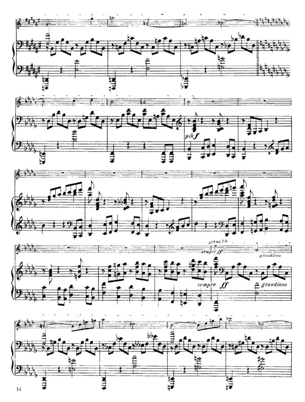 法朗克《A大调小提琴奏鸣曲》（IV）（小提琴+钢琴伴奏）