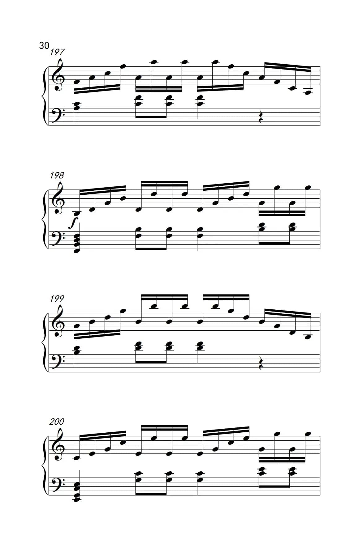 奏鸣曲 Opus 2 Nr.3 第一乐章（贝多芬奏鸣曲集 1）