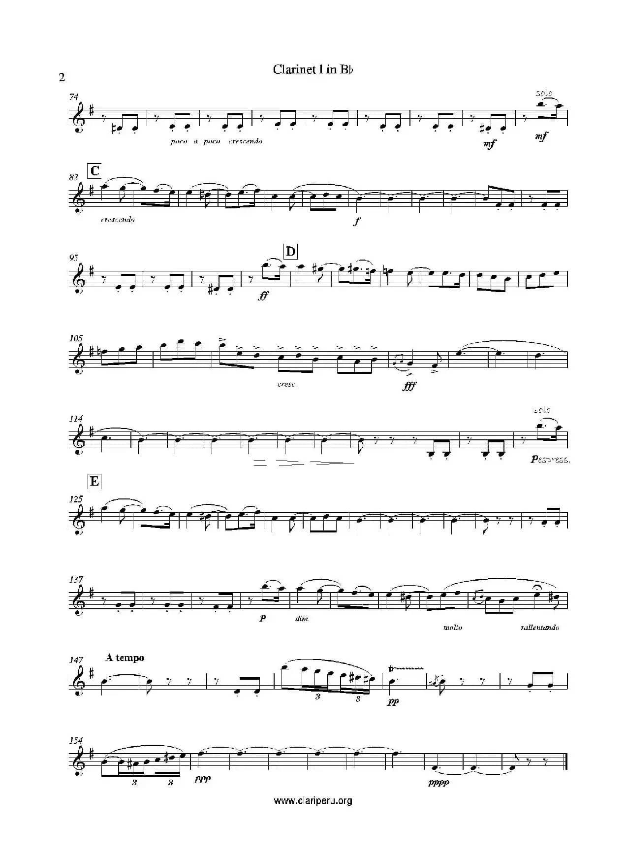 卡门（木管四重奏分谱）