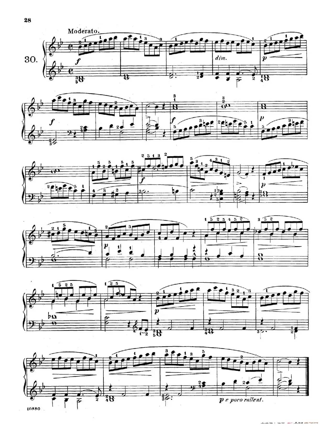 Etudes Enfantines Op.37（儿童钢琴练习曲 第26——30首）