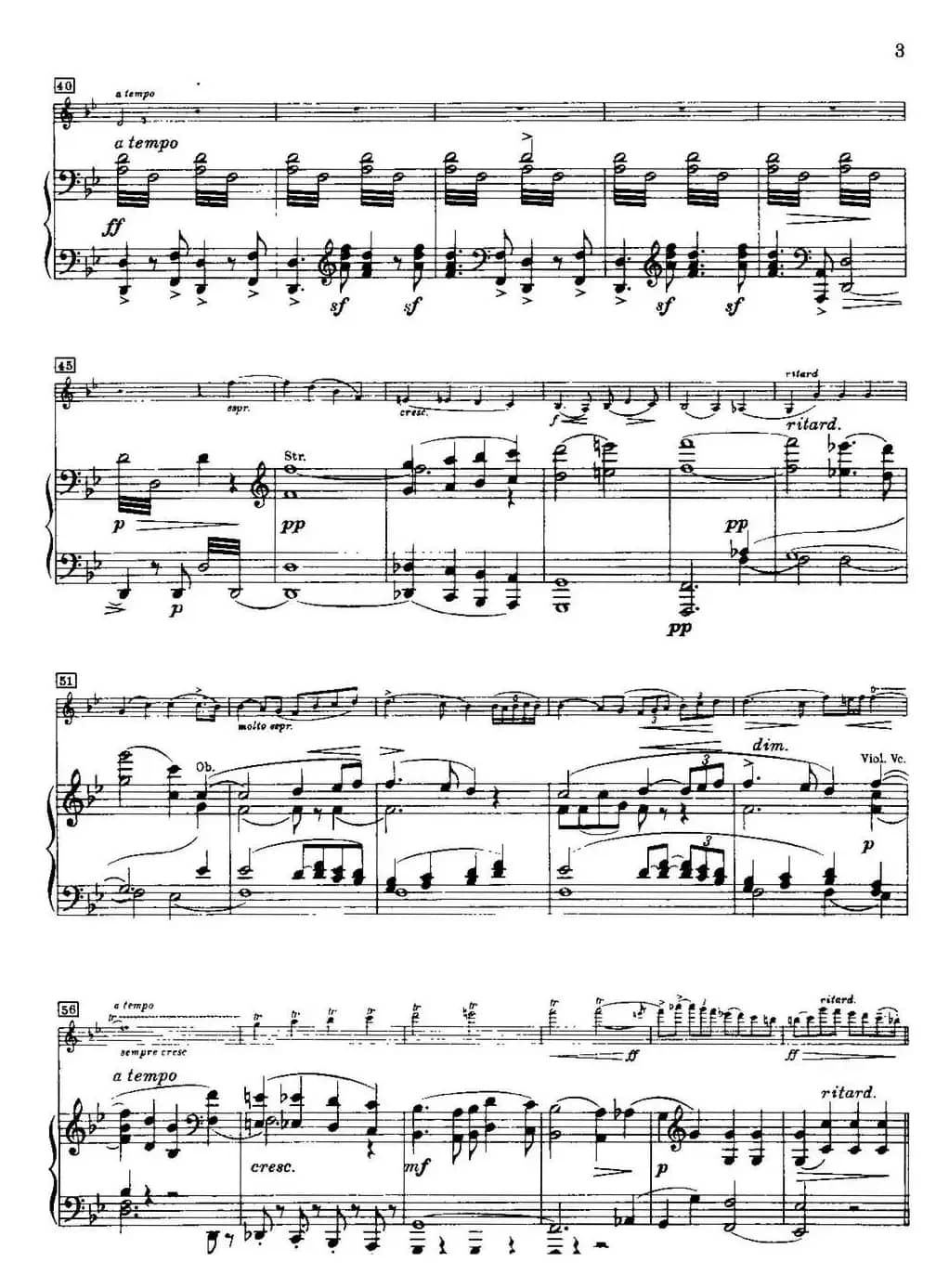 g小调小提琴协奏曲Op.26（I、Vorspiel、小提琴+钢琴伴奏）