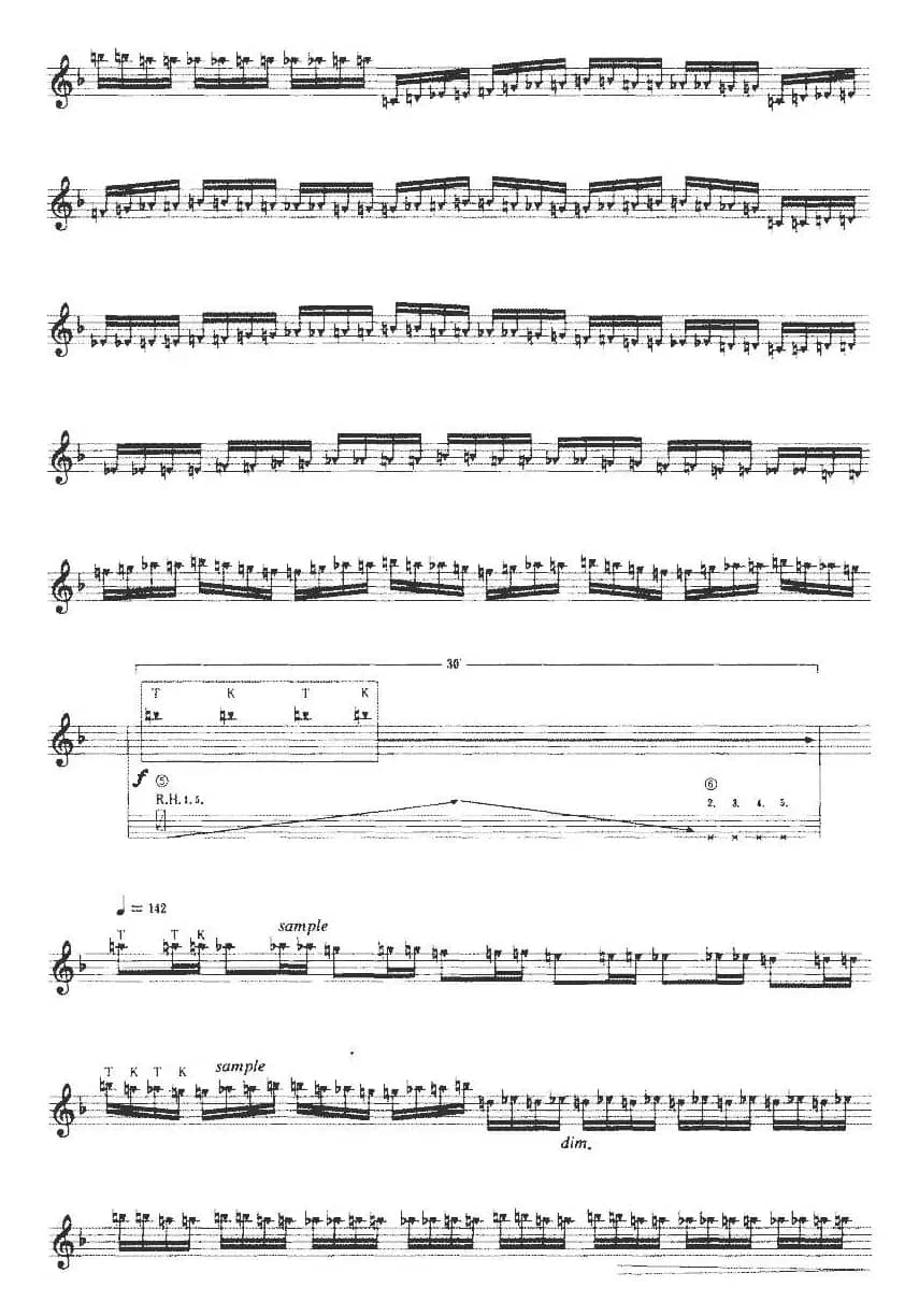 甲骨文“获”之写意（为F调箫而作）