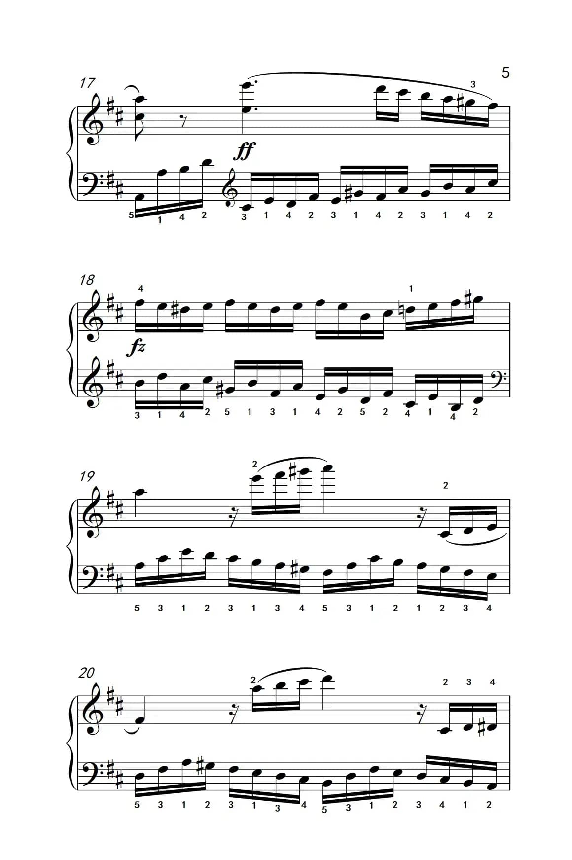 第八级2.练习曲 No.6 （中央音乐学院 钢琴（业余）考级教程 7-9级）