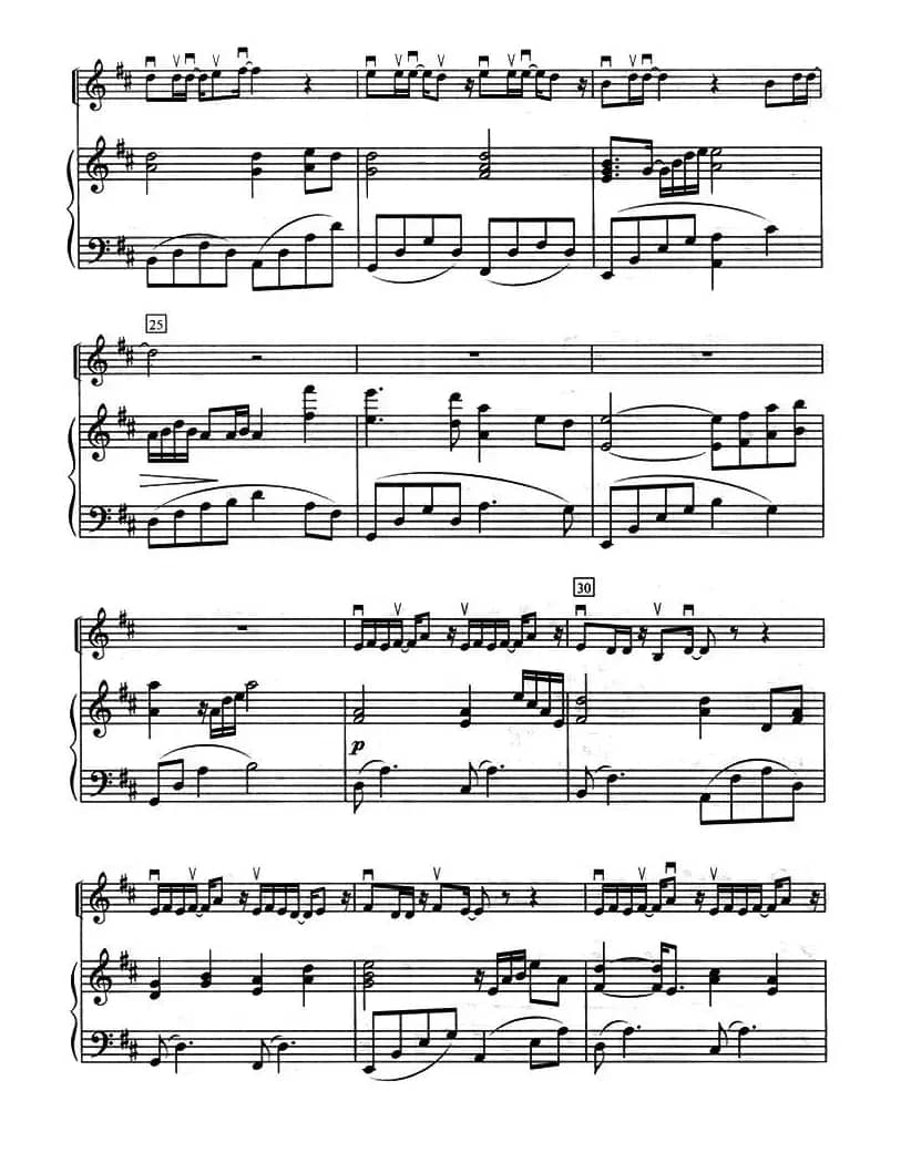 千里之外（小提琴+钢琴）