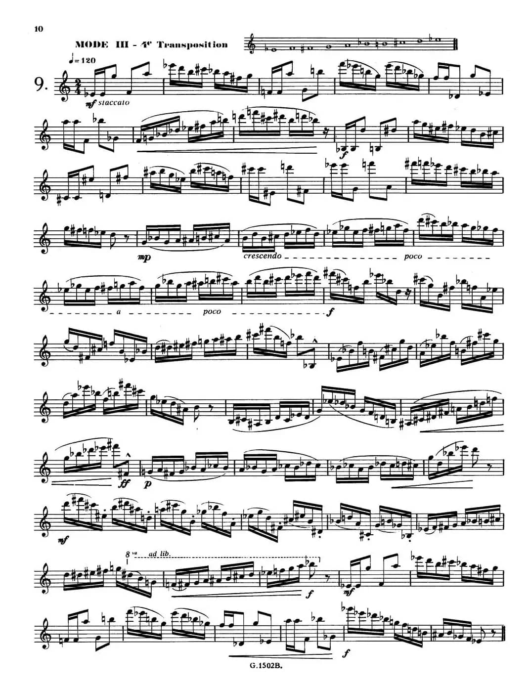 拉库尔萨克斯管练习曲28首（6—10）