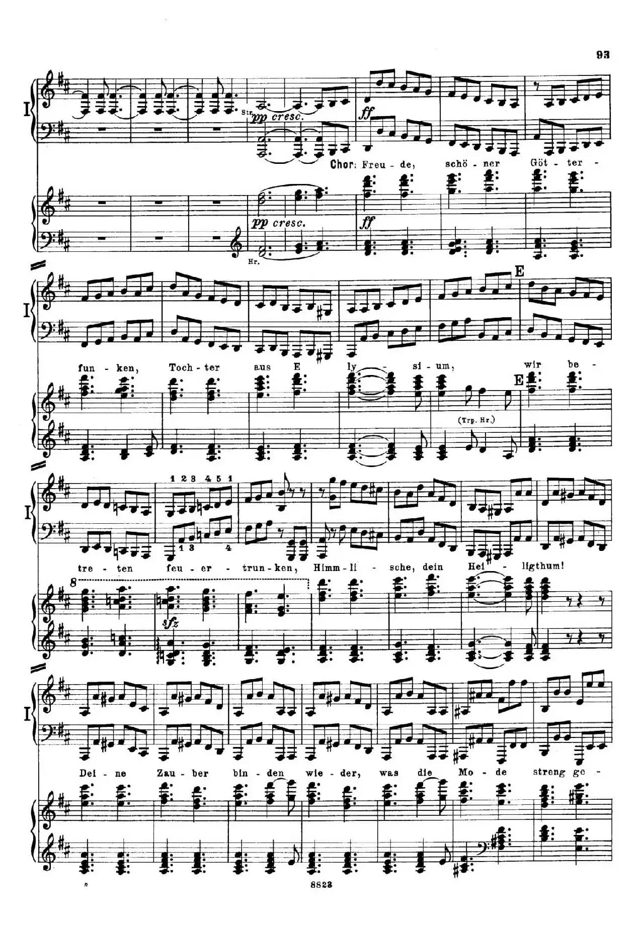 d小调第九交响曲 Op.125（双钢琴P93——102）