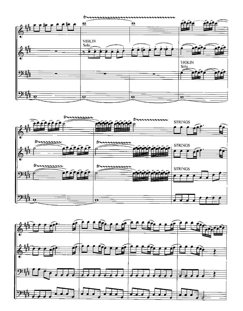 春（电子琴合奏总谱）