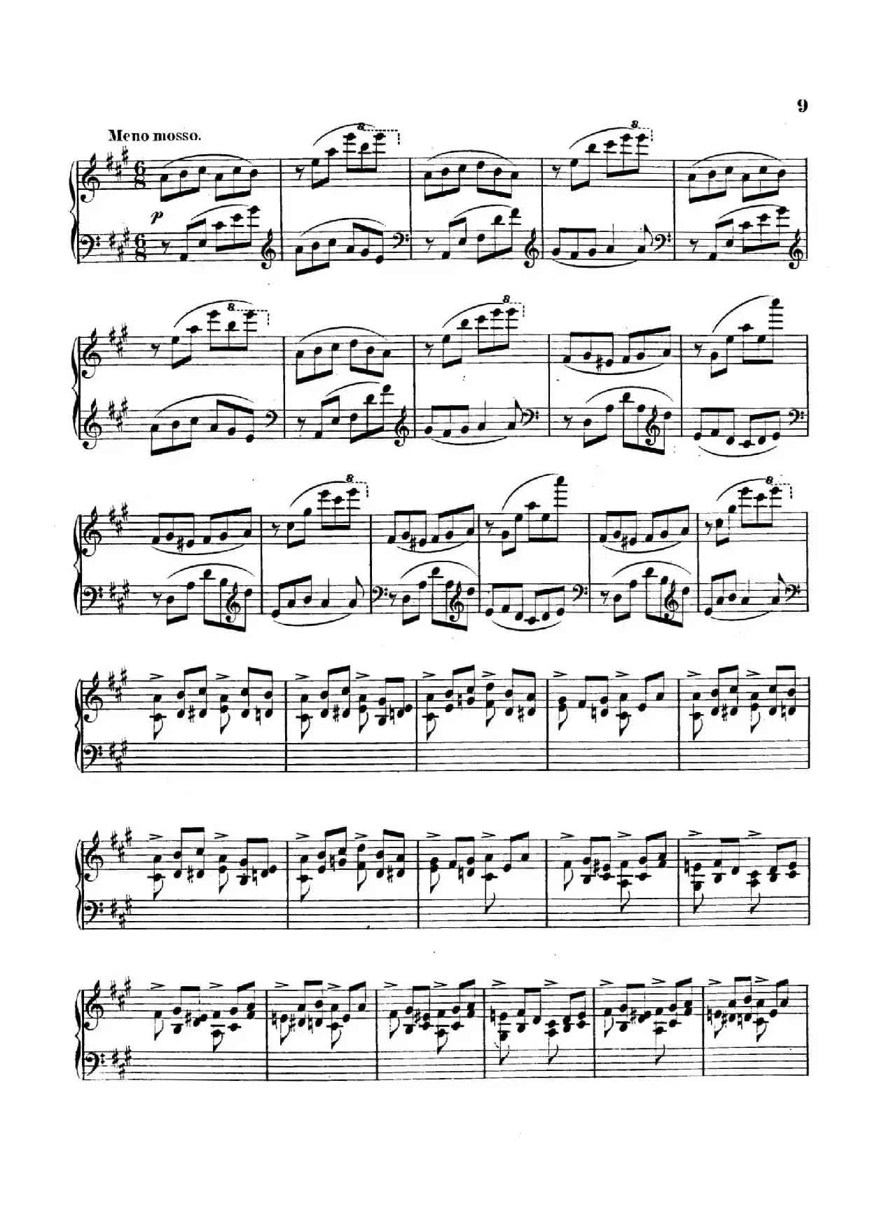 Variations on Yankee Doodle from Miscellenies Op.93（扬基嘟得主题变奏曲）