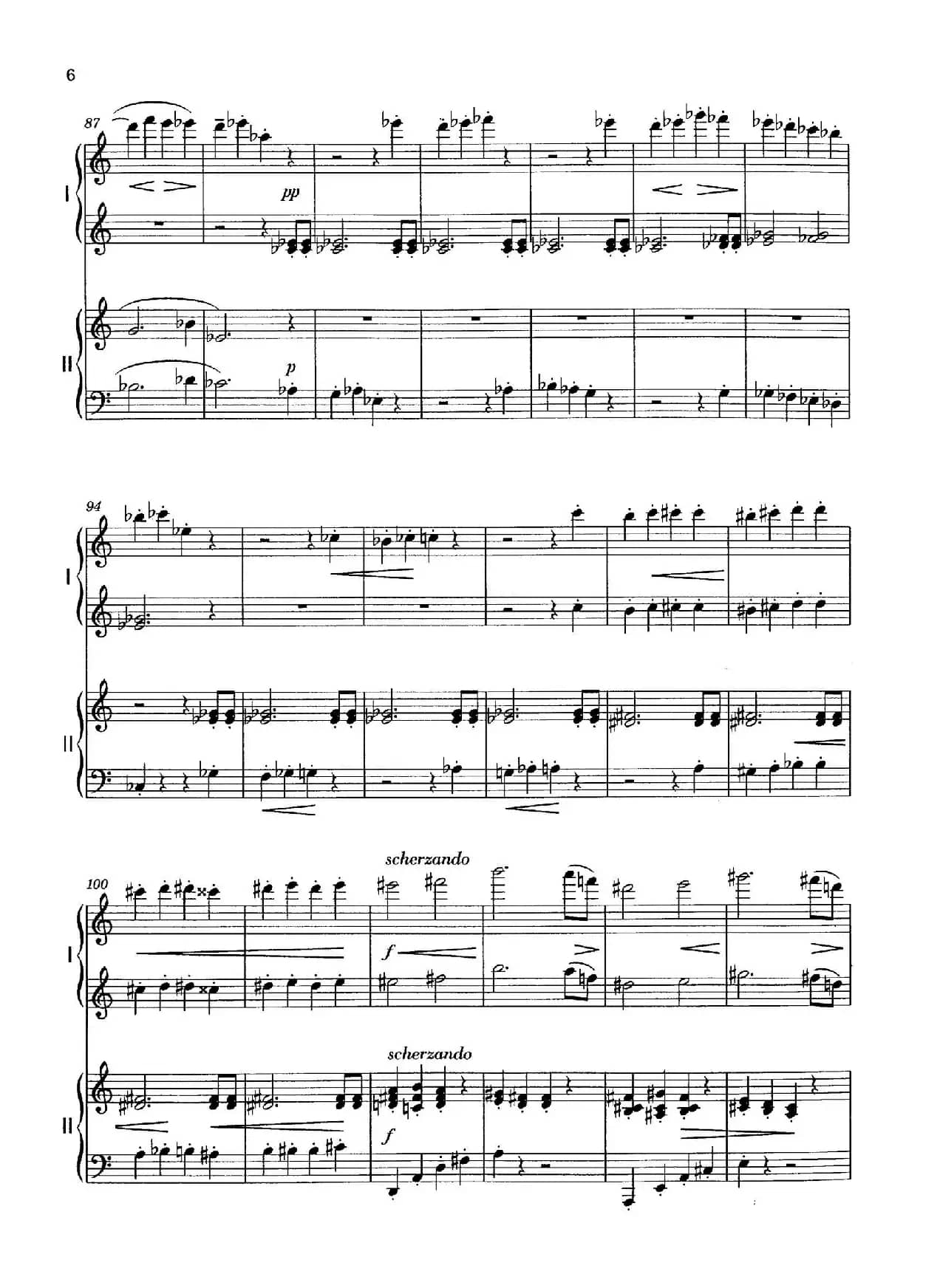 Vier Bagatellen Op.70（4首小品·Ⅰ·四手联弹）