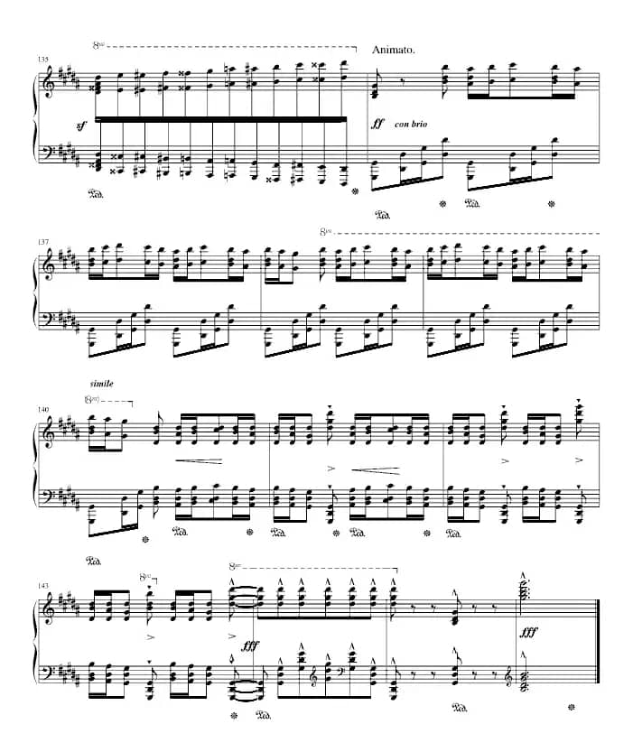 钟（帕格尼尼大练习曲III 、吴锦云制谱版）
