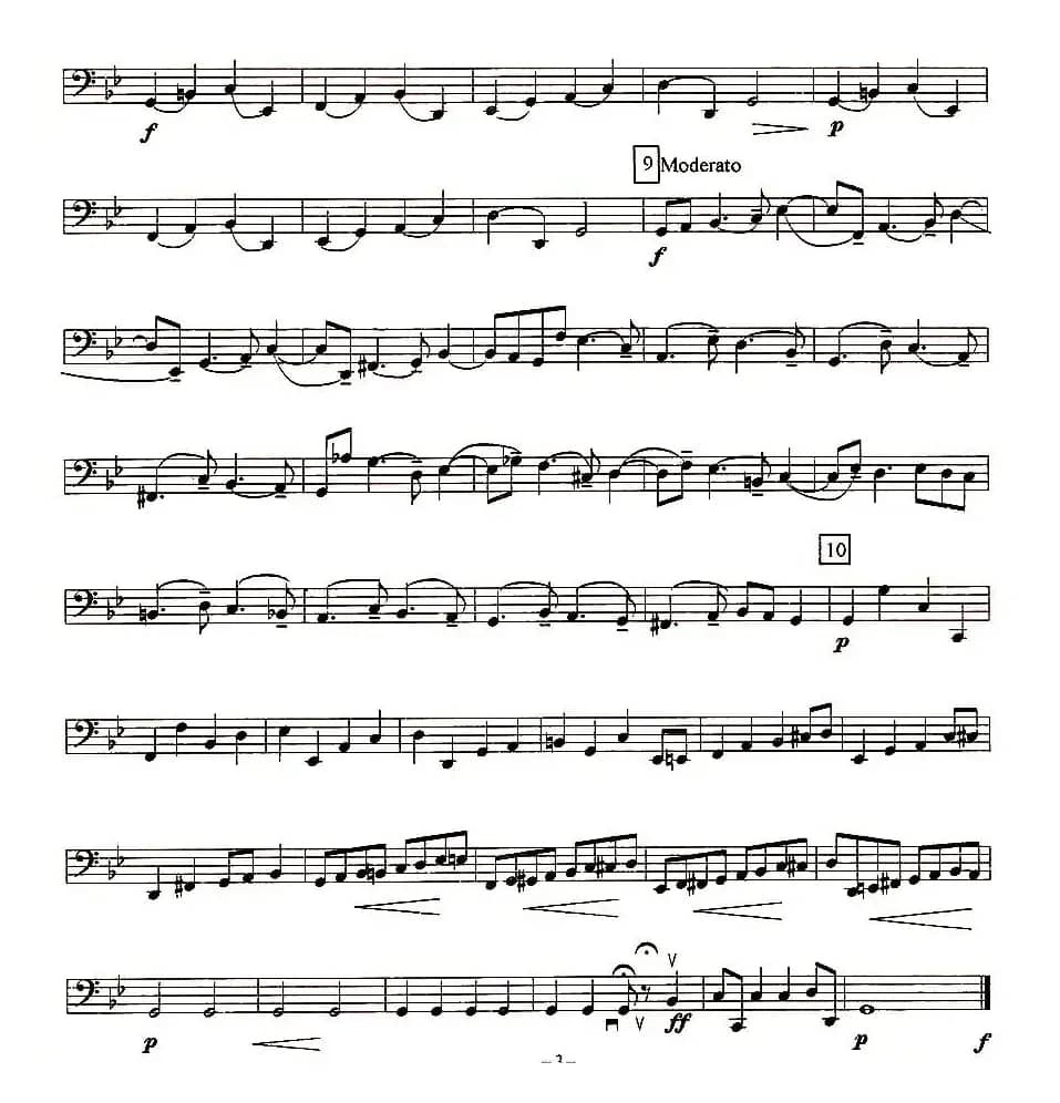 帕萨卡利亚（四重奏之大提琴）