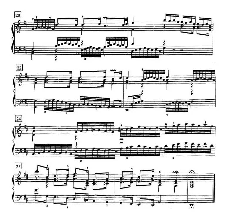 钢琴教程第八级 复调曲（前奏曲与赋格 《平均律》Ⅰ No.5）