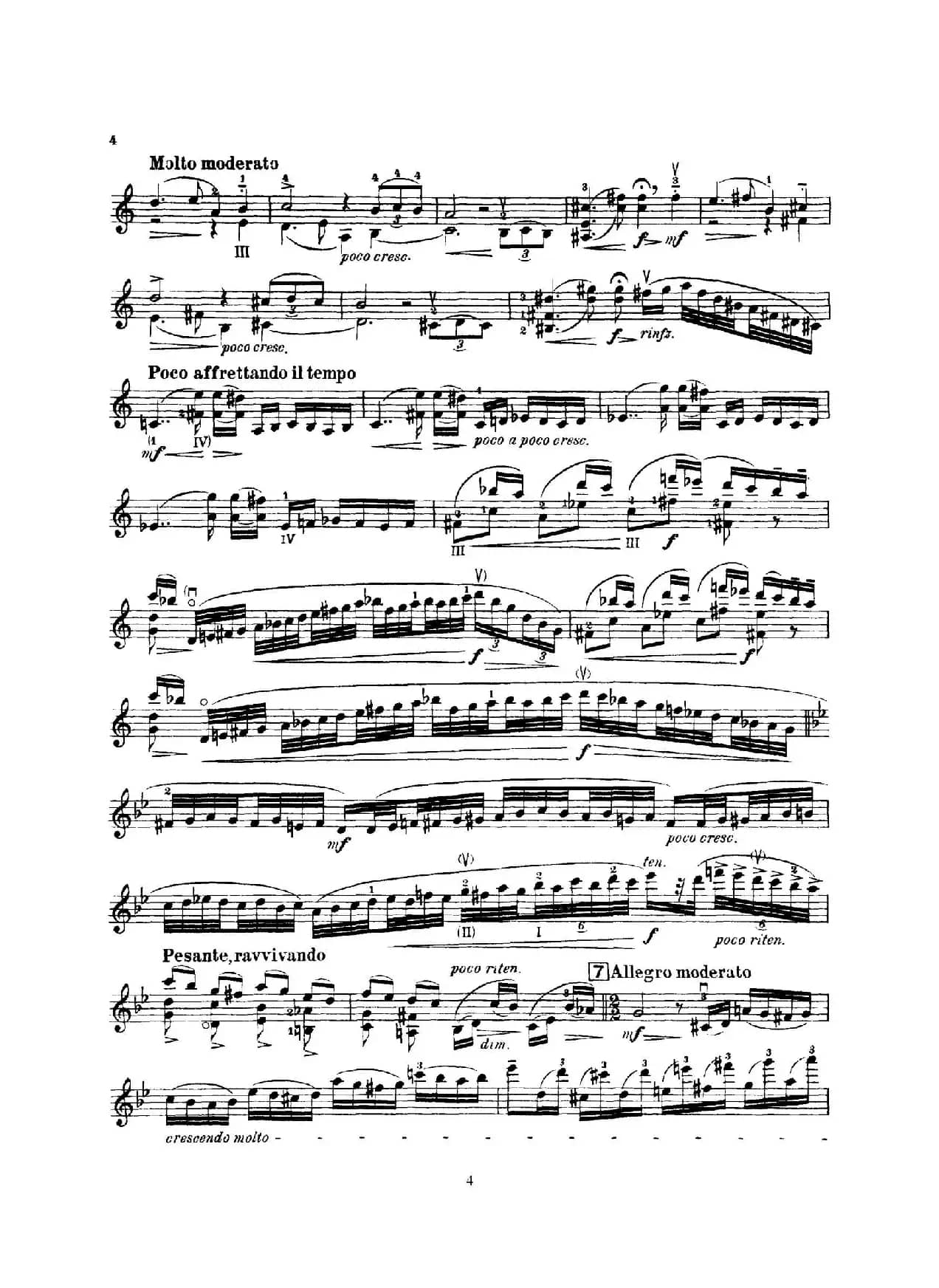 Concerto in D Minor Op.47（小提琴分谱）
