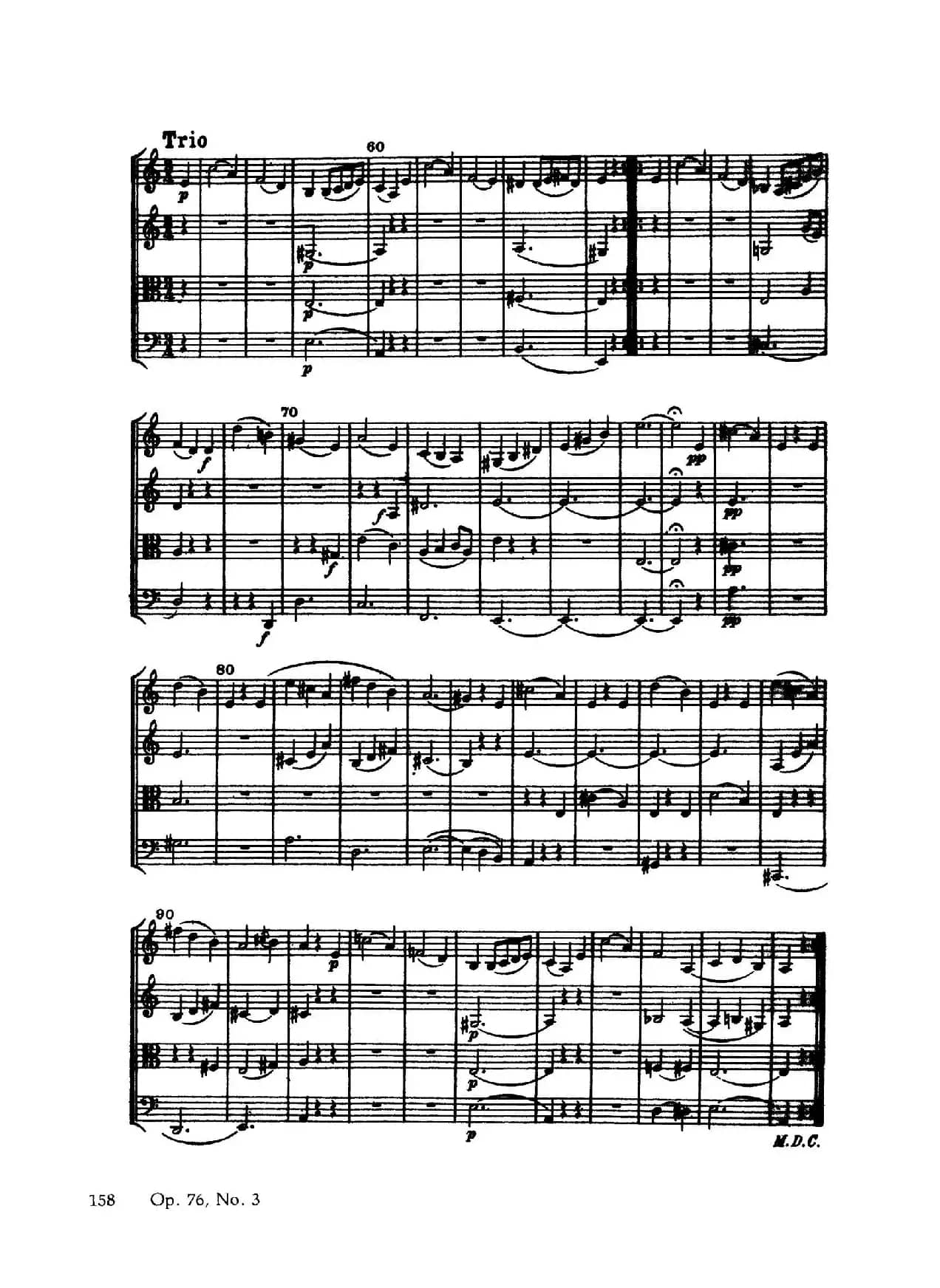 Emperor（皇帝）（弦乐四重奏总谱）