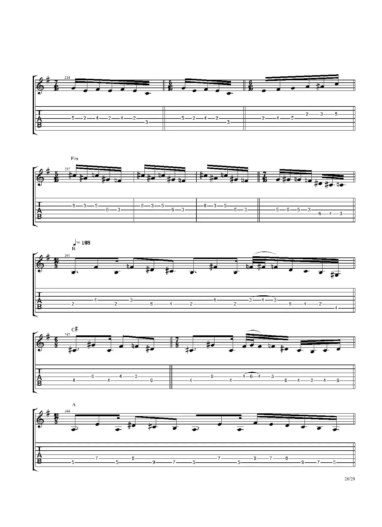 The Dance Of Eternity（吉他独奏）