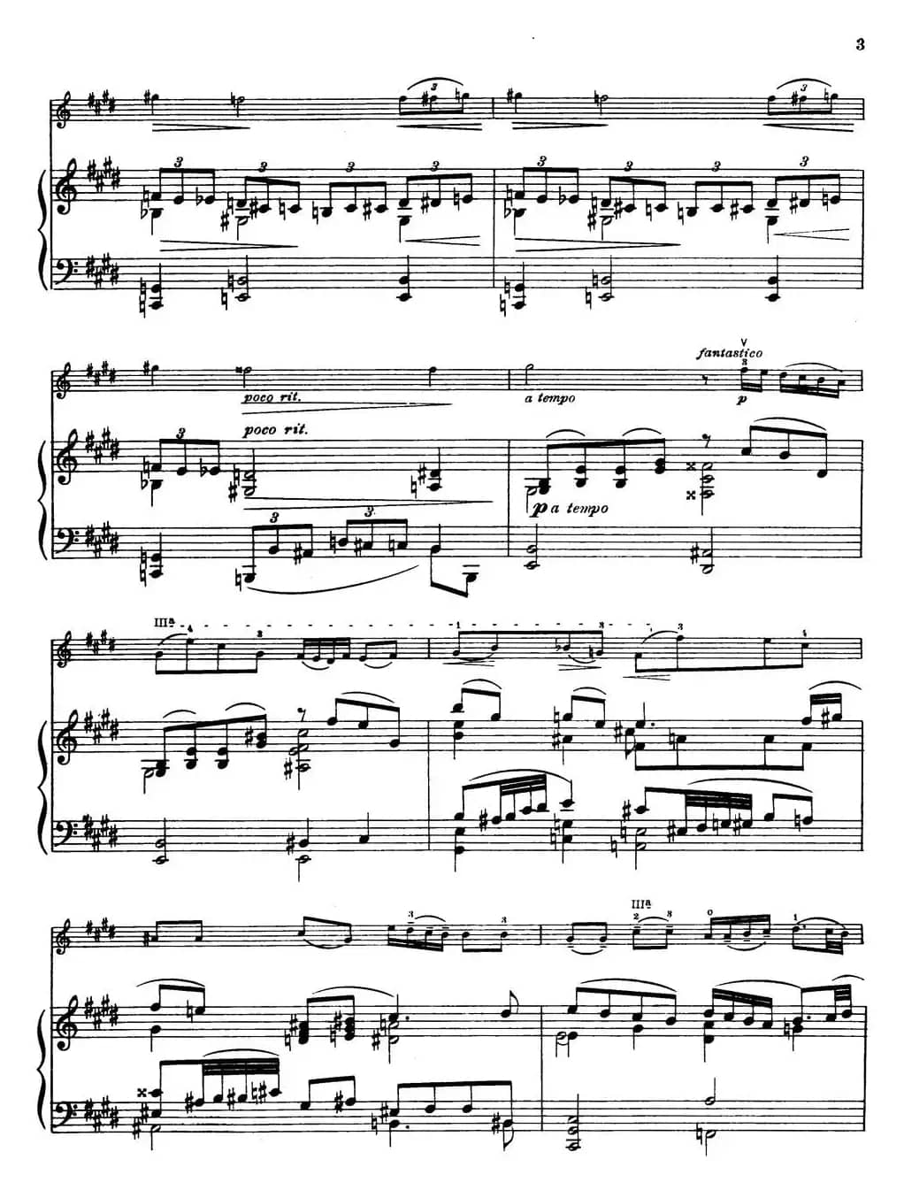 Romance（Mischa Elman作曲版、小提琴+钢琴伴奏）