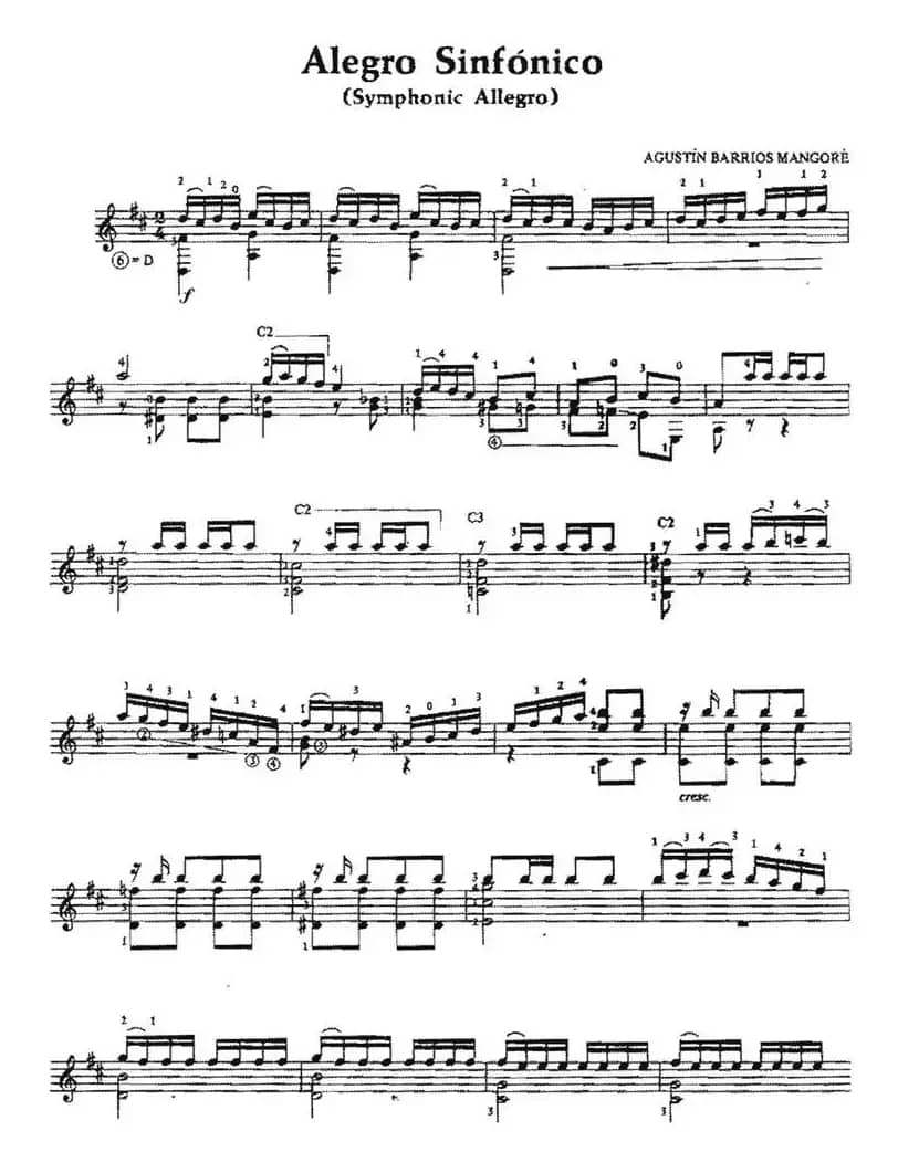 Alegro Sinfonico(古典吉他)