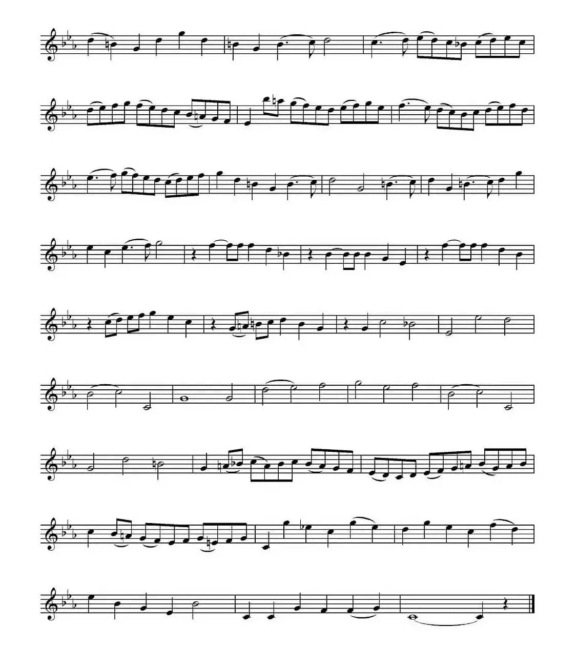 Recercada Ottava （小号谱）