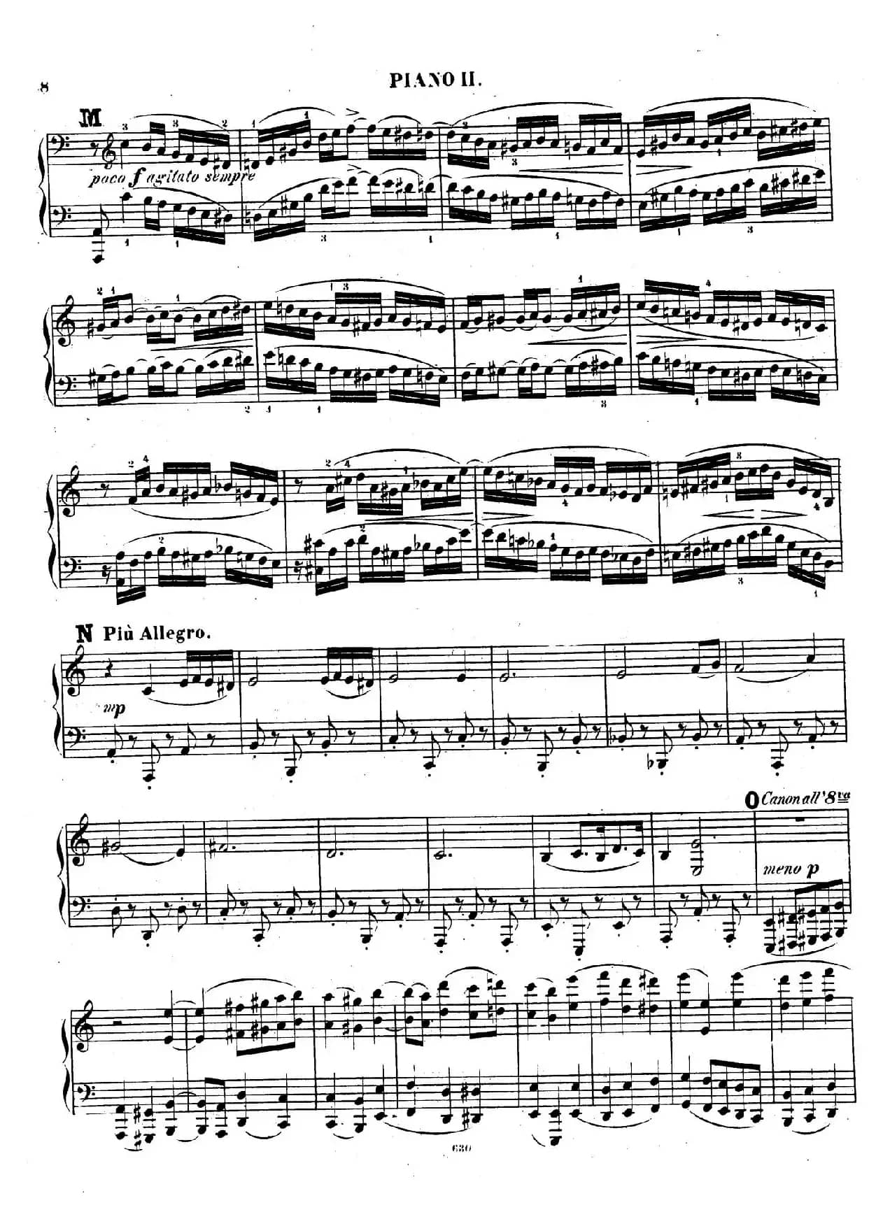 Chaconne for 2 Pianos Op.150（双钢琴第二钢琴）