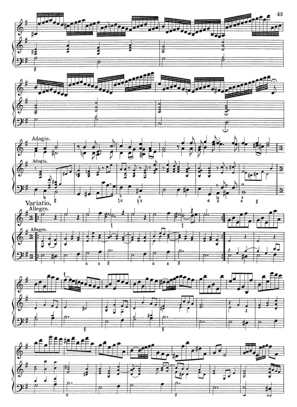 Biber Violin Sonata V（小提琴+钢琴伴奏）