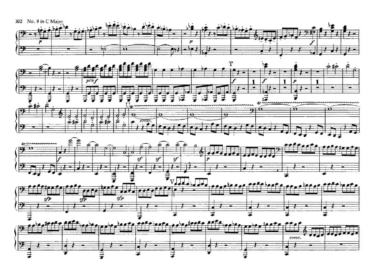 String Quartet No.9 in C Major Op.59-3 - 4 Hands（C大调第九弦乐四重奏·四手联弹）