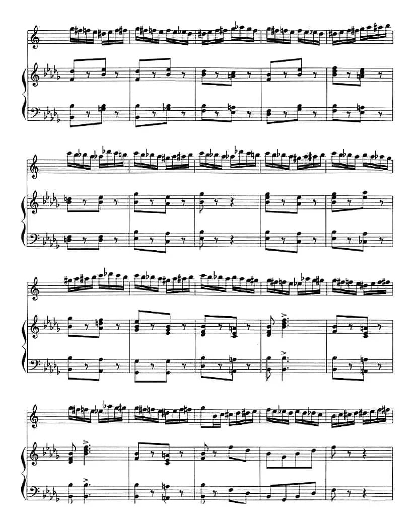 野蜂飞舞（小号+钢琴伴奏）