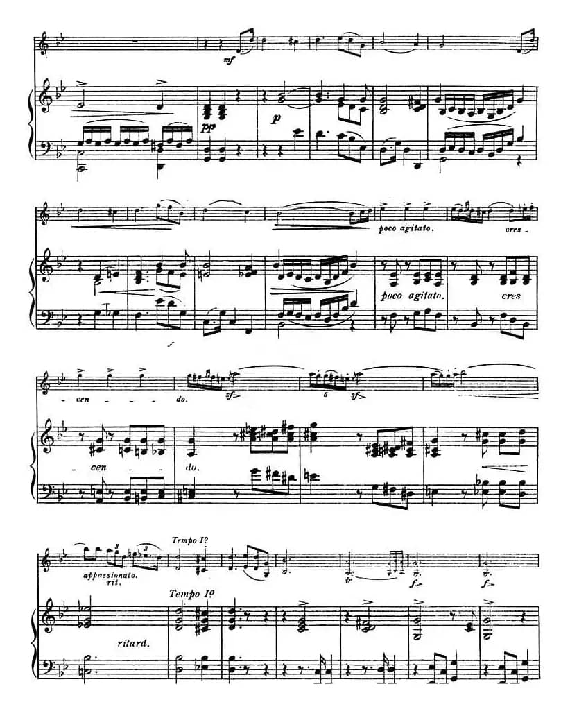 LEGENDE Op.17（传奇）（小提琴+钢琴伴奏）