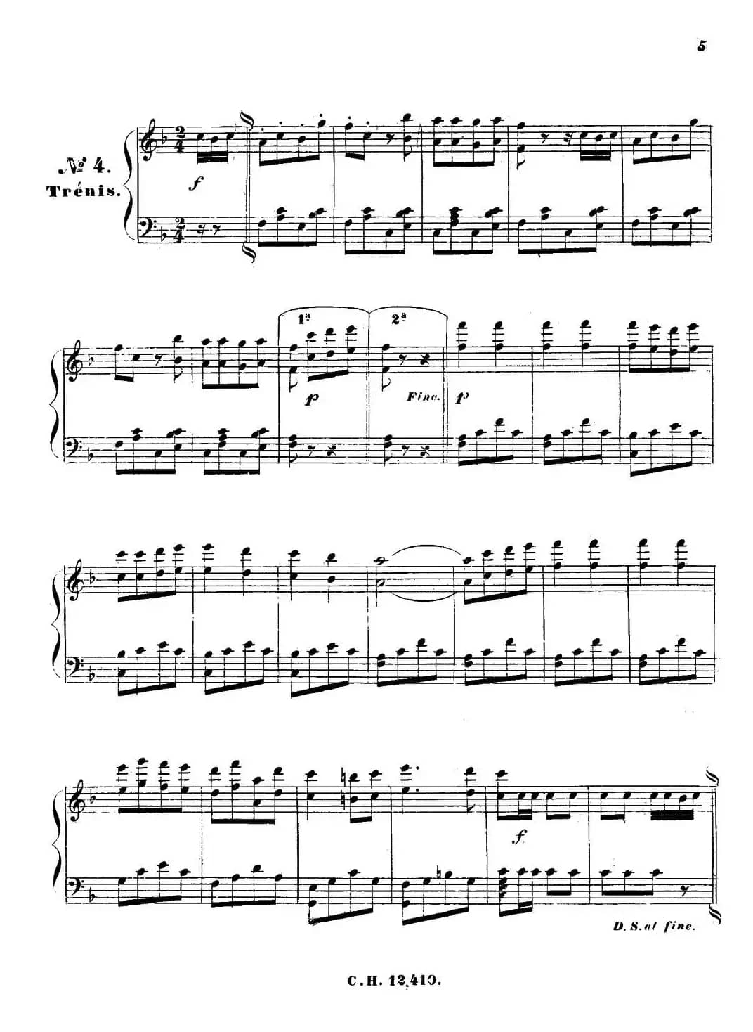 康康舞曲（奥菲斯四对舞）