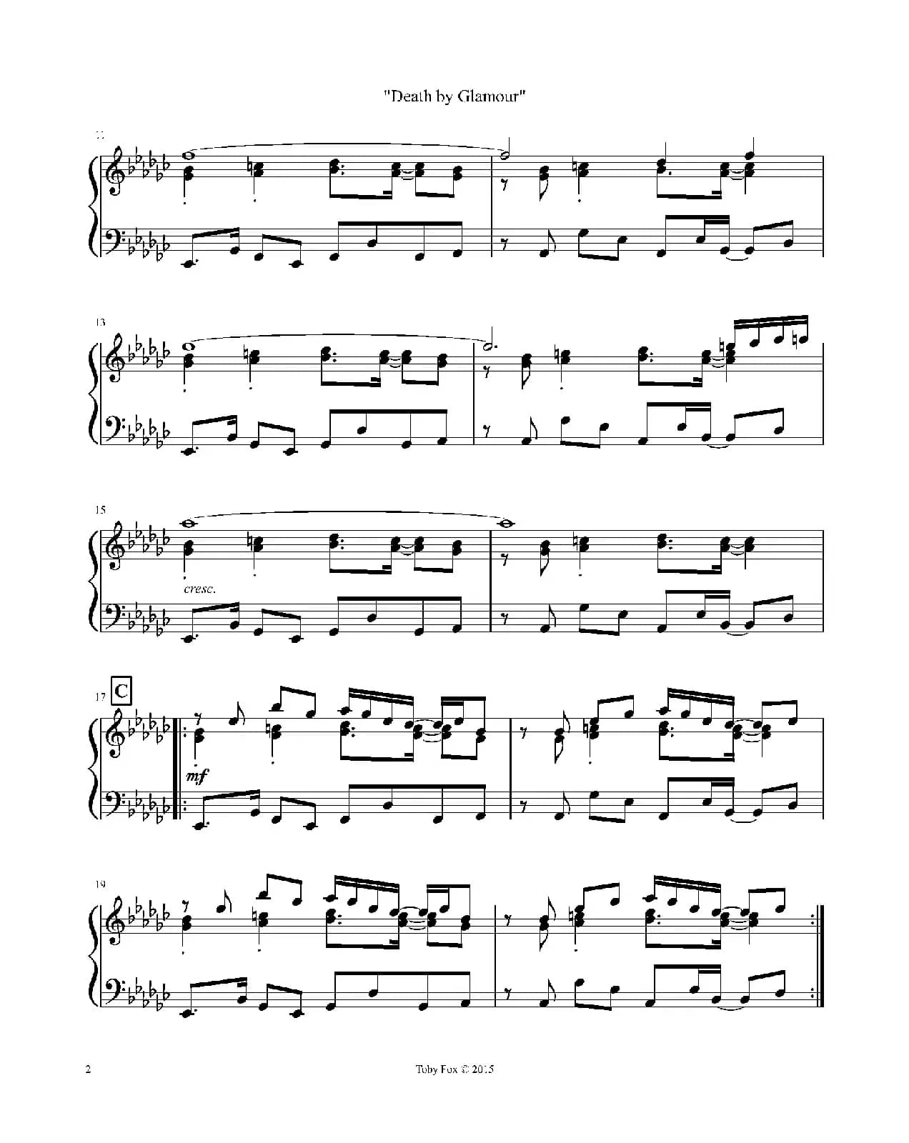 Death by Glamour（Solo）