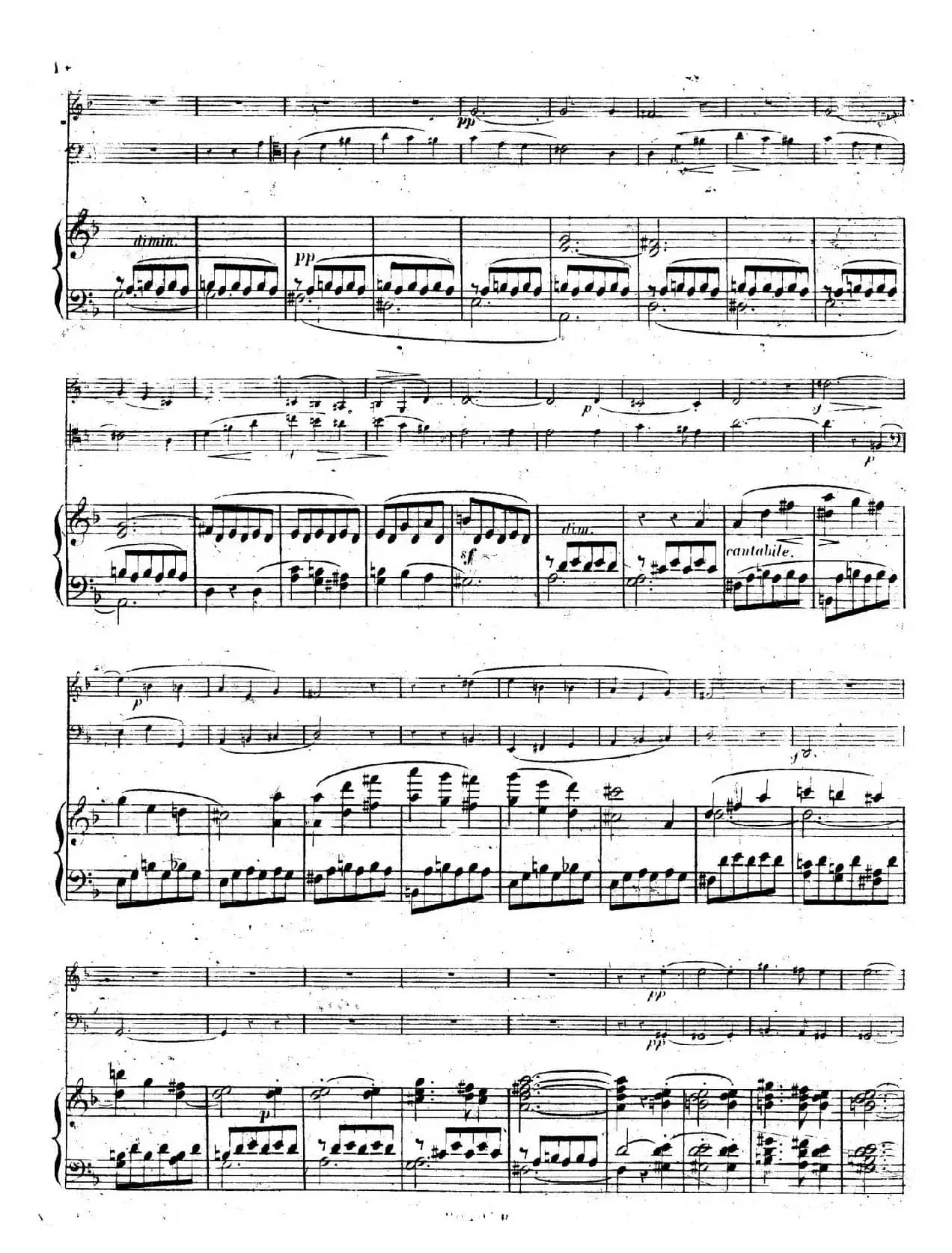 Piano Trio No.1 in d Minor Op.49（d小调第一钢琴三重奏·第一乐章）
