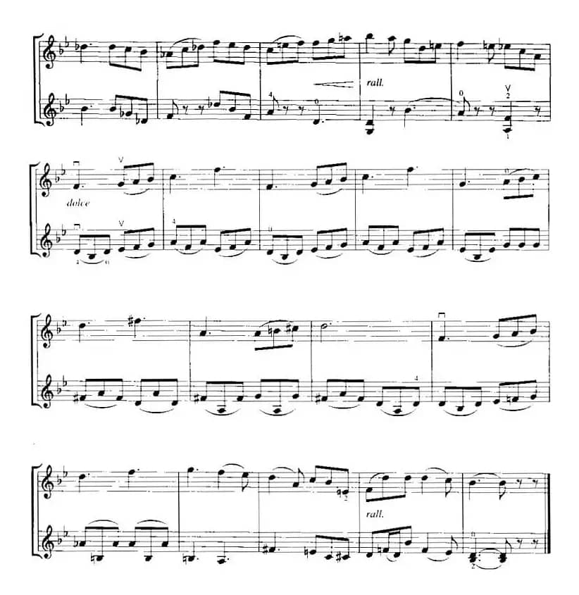 霍曼《小提琴基础教程》选曲：阿伊达（二重奏）