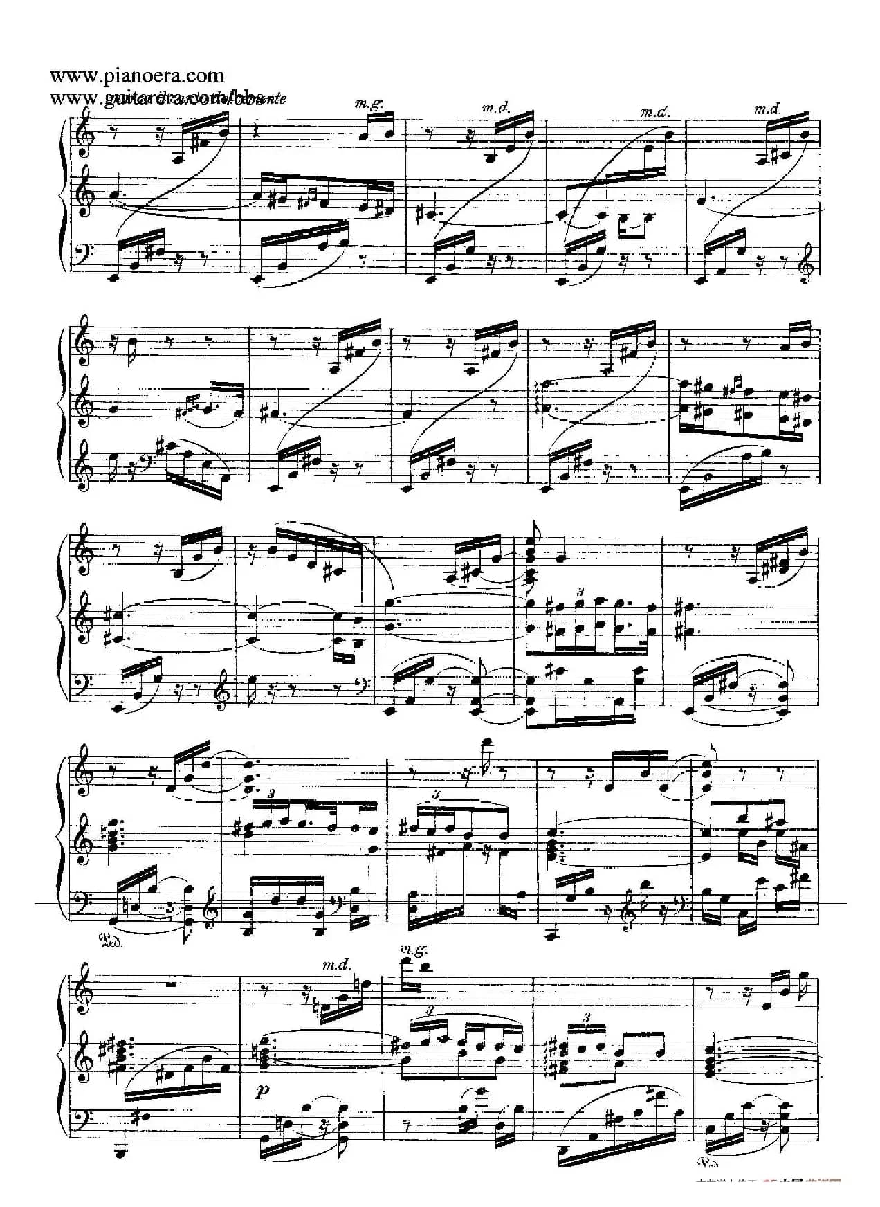 Goyescas(戈雅之画)(6. 幽灵的小夜曲 Serenata Del Espectro)