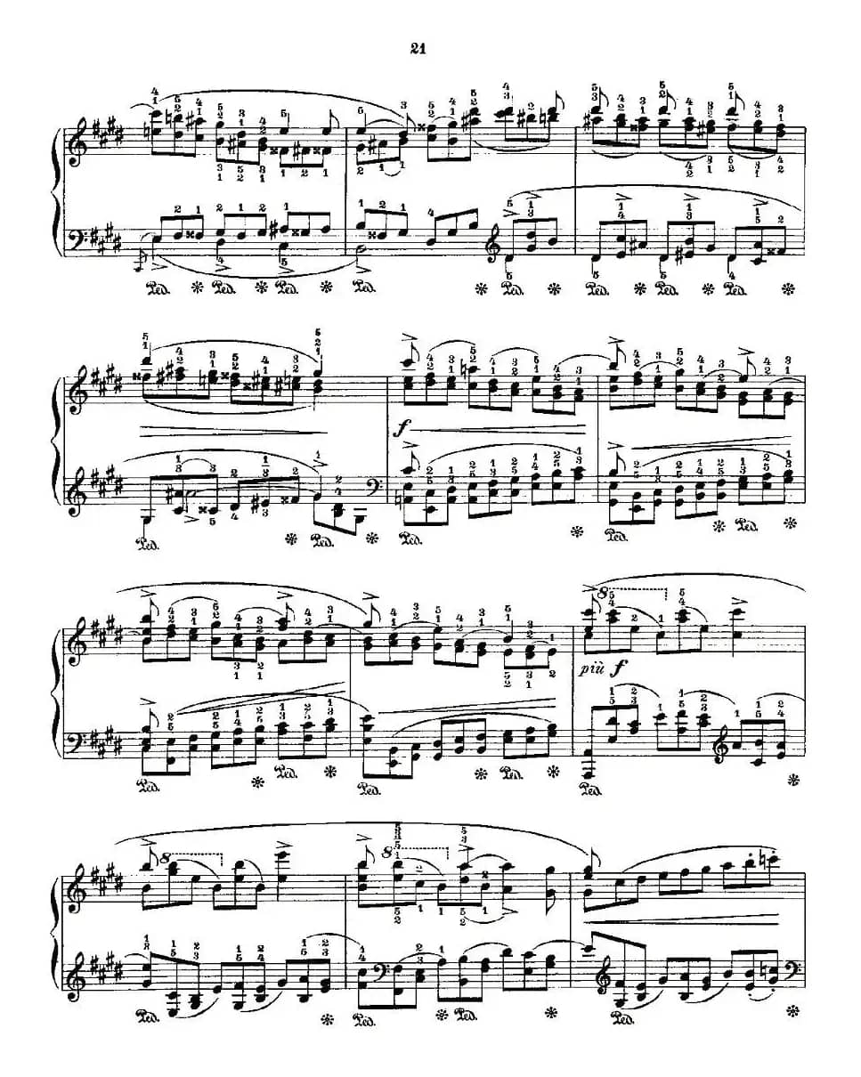 肖邦《练习曲》Fr.Chopin Op.25 No5-1