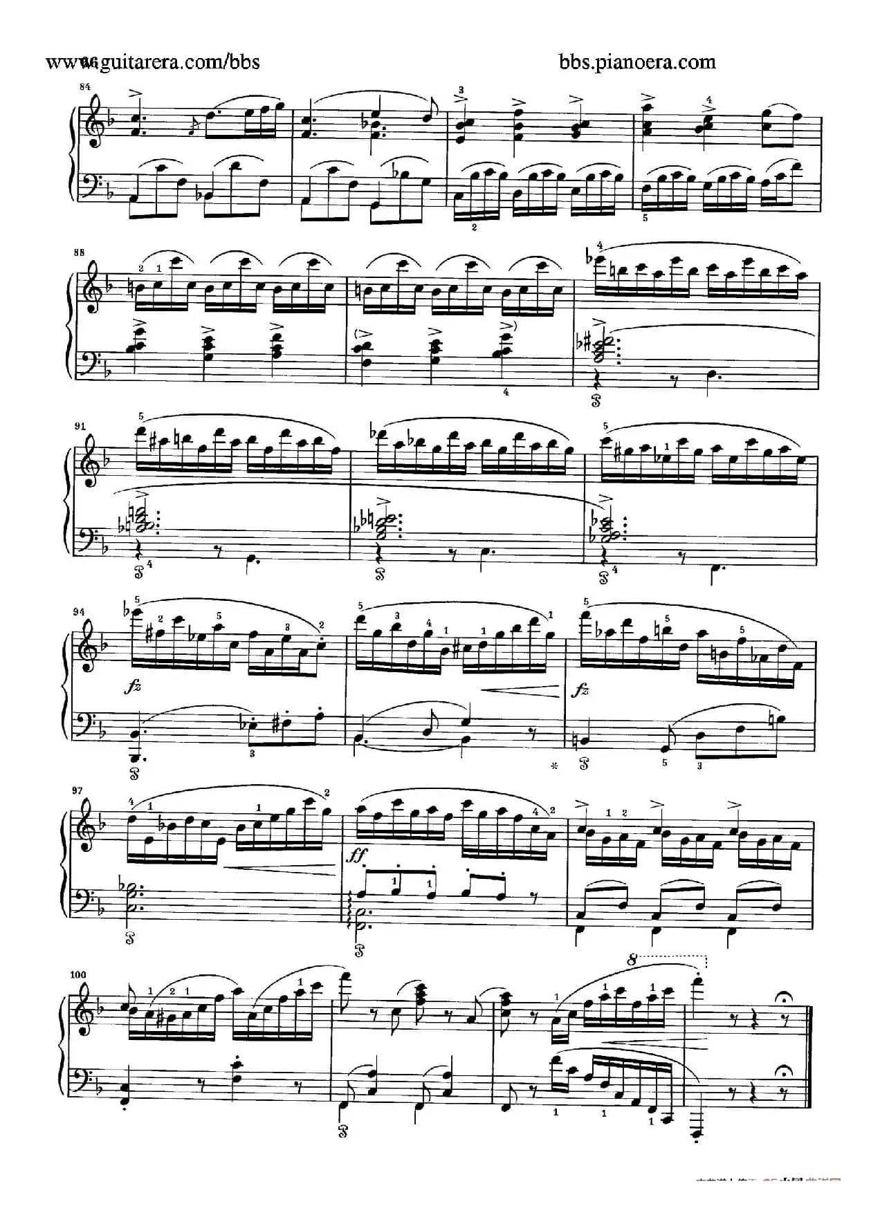 Neue Aquarelle Op.57(新水彩画· 5. 随想曲)