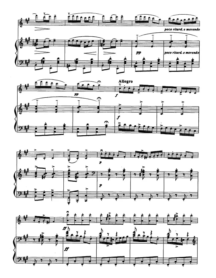 挪威舞曲（小提琴+钢琴伴奏）