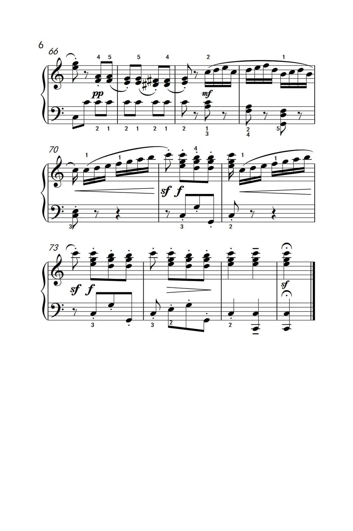 第四级 1.回旋曲（中央音乐学院 钢琴（业余）考级教程 4-6级）