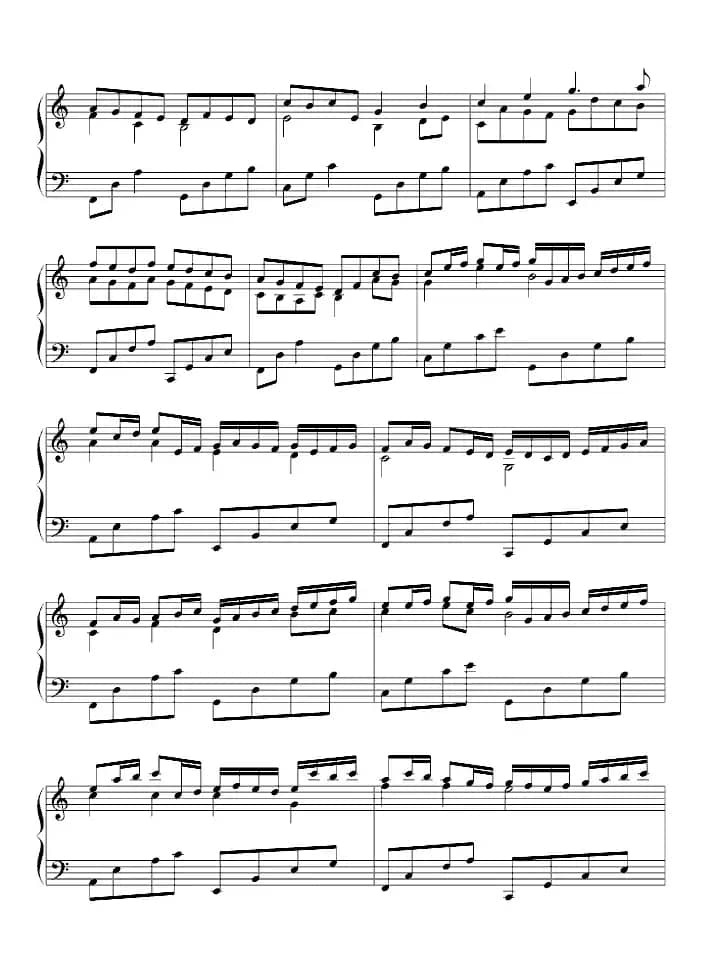 卡农（钢琴摇滚标准版）