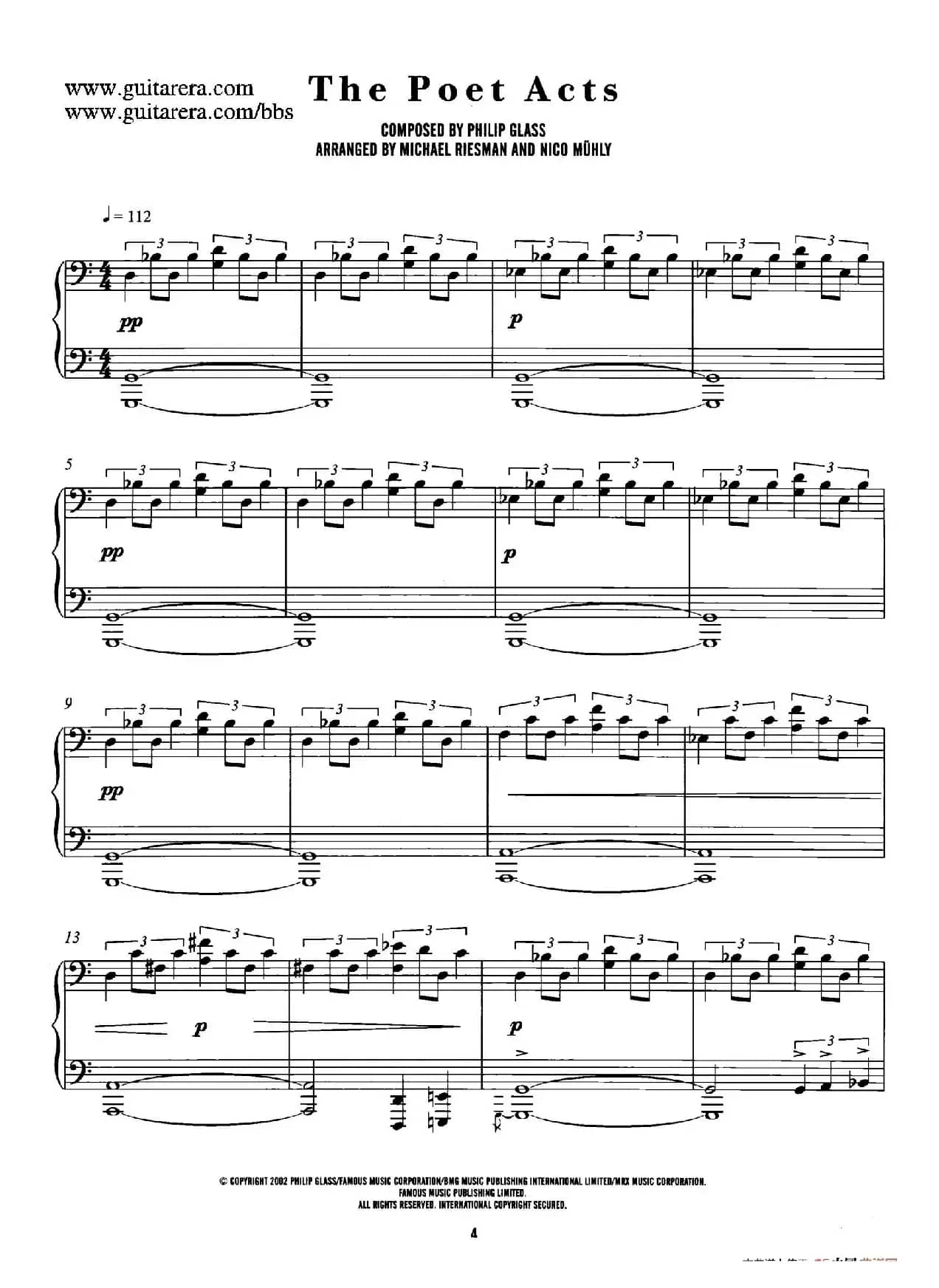 电影《时时刻刻》配乐 1. 诗意的画面 The Poet Acts 