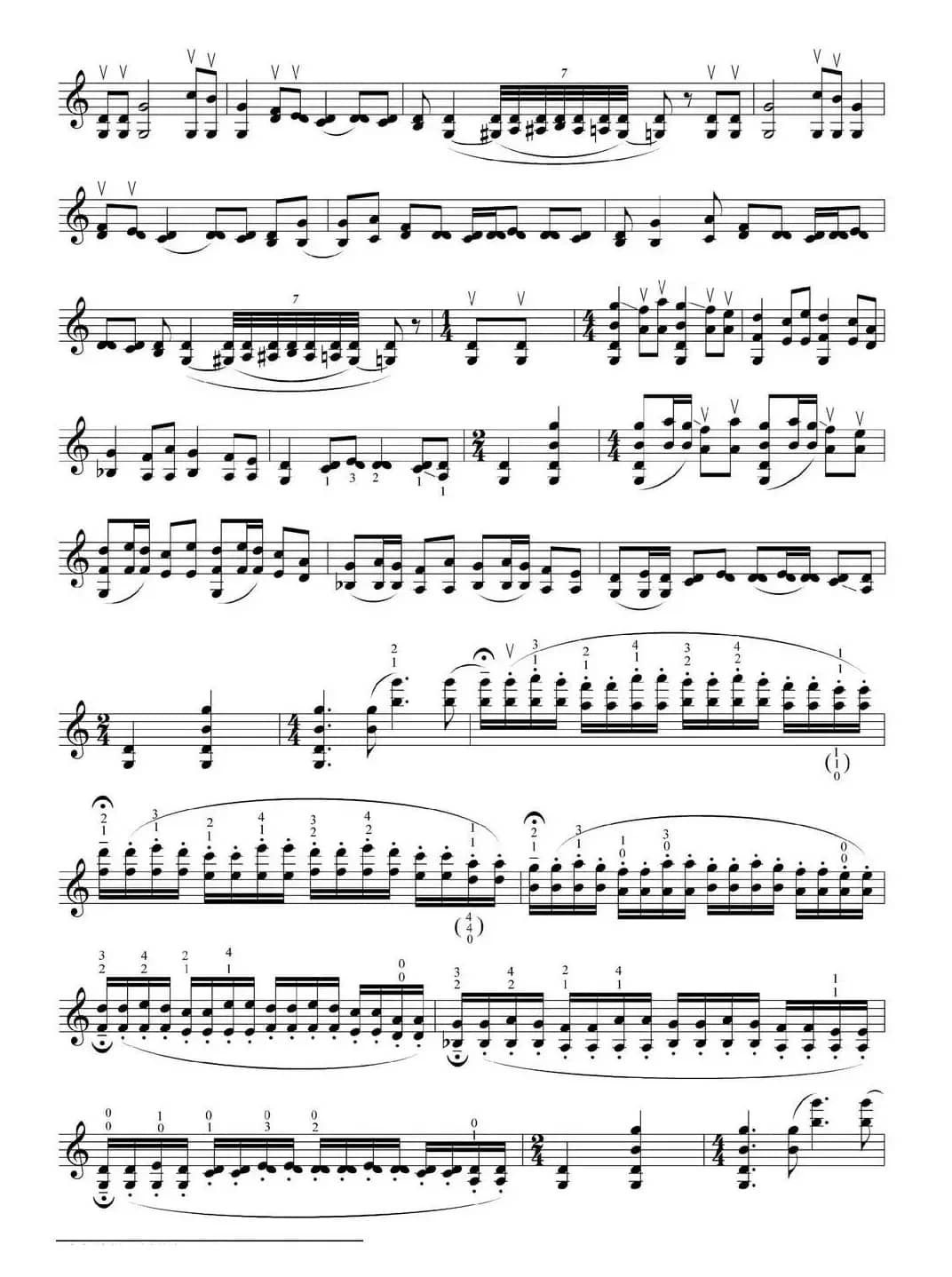 天府传奇（小提琴无伴奏独奏曲）