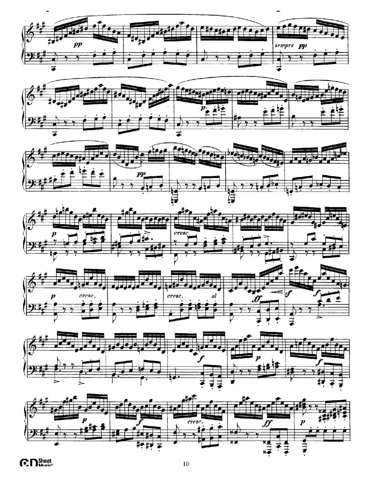 Fantasy in f-Sharp Minor Op.28(升f小调幻想曲)