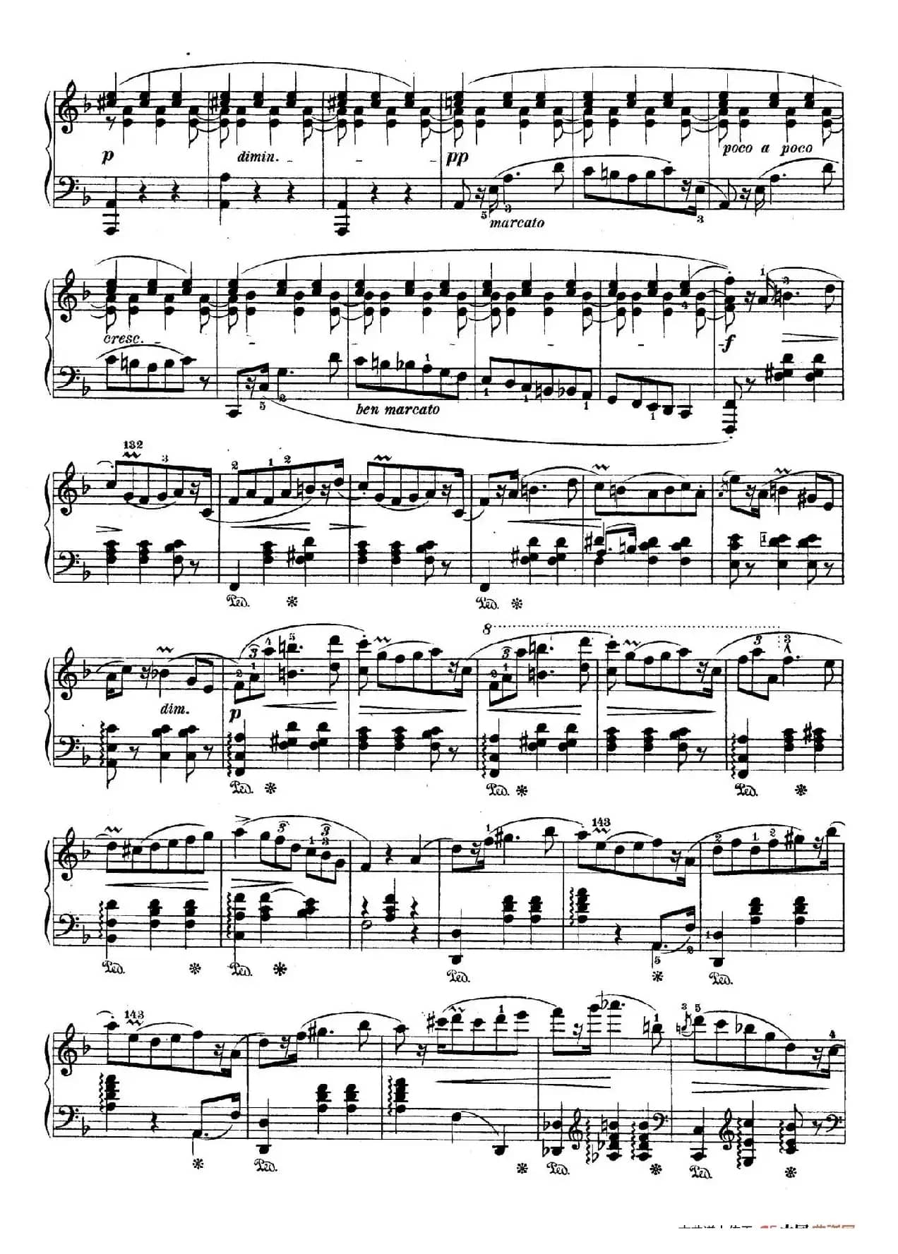 Rondo A La Mazurka Op.5（F大调玛祖卡舞曲型回旋曲）