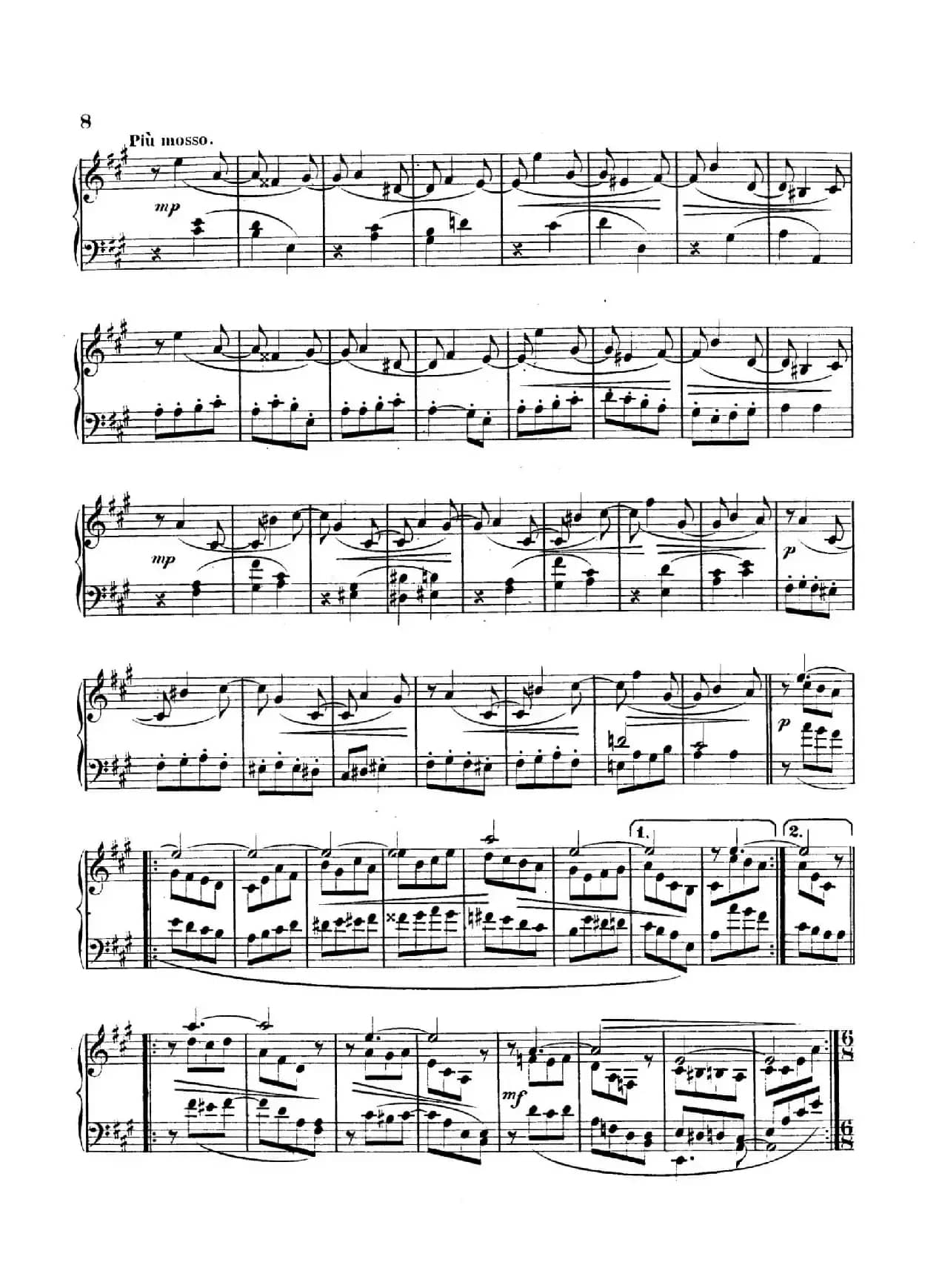Variations on Yankee Doodle from Miscellenies Op.93（扬基嘟得主题变奏曲）