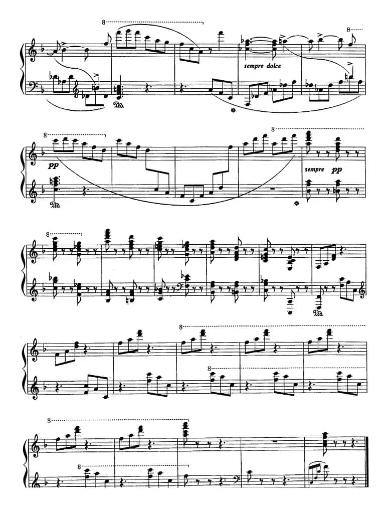 现代钢琴曲：7、即兴曲（Op.31，No.27）