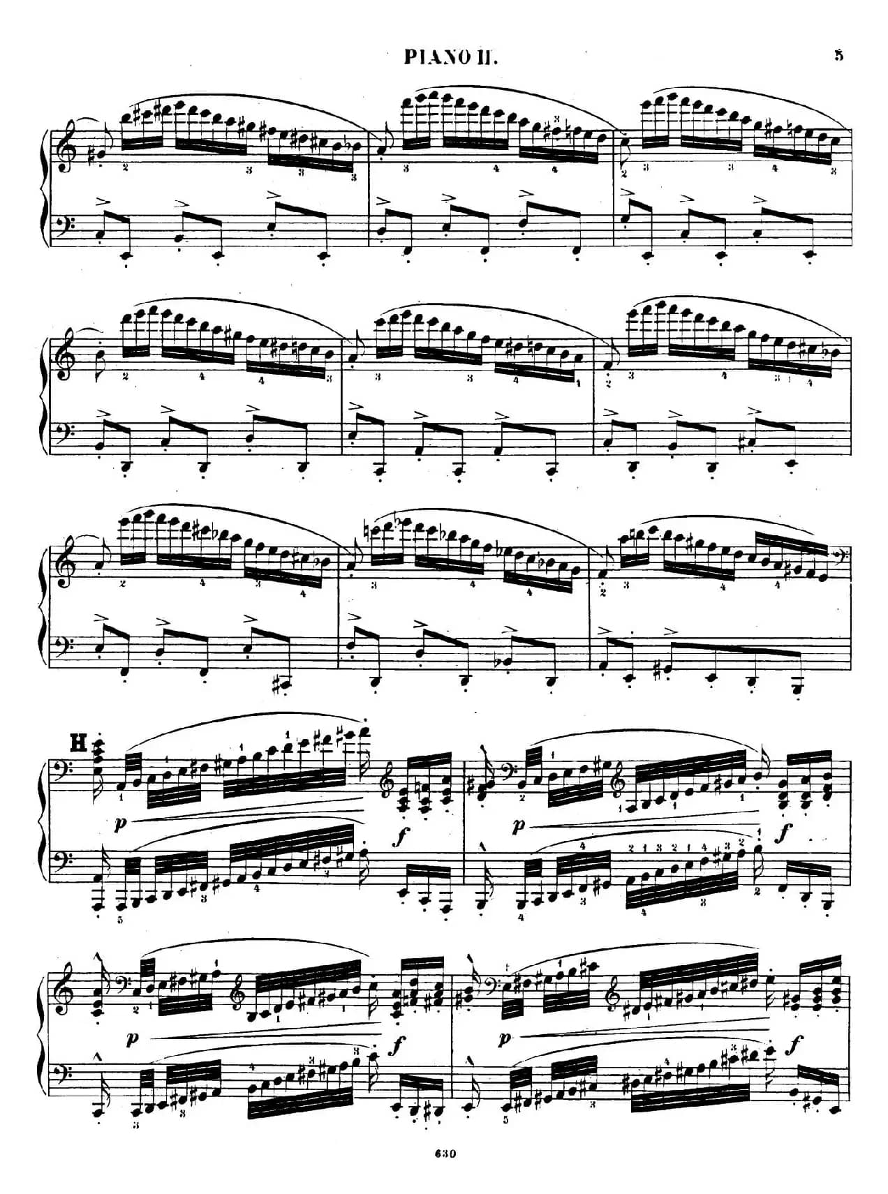 Chaconne for 2 Pianos Op.150（双钢琴第二钢琴）