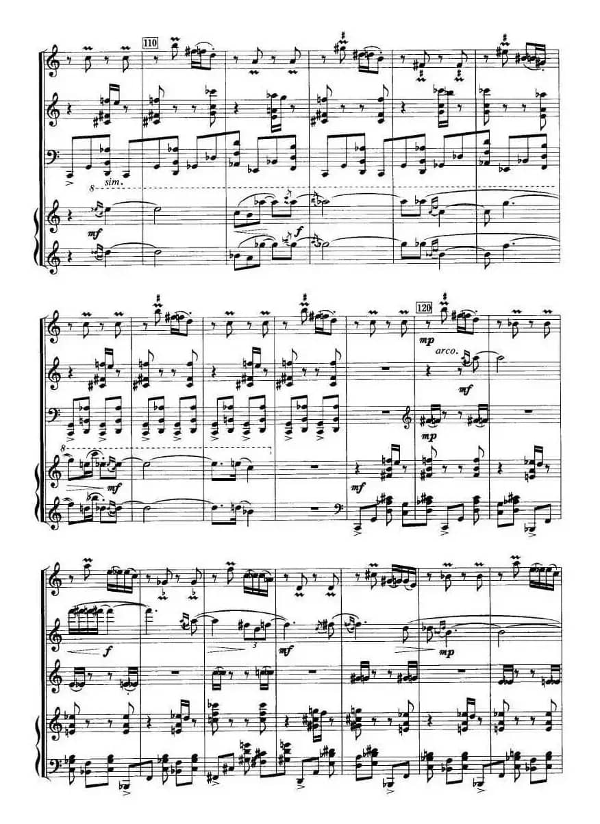 飞歌（单簧管+小提琴+大提琴+钢琴）