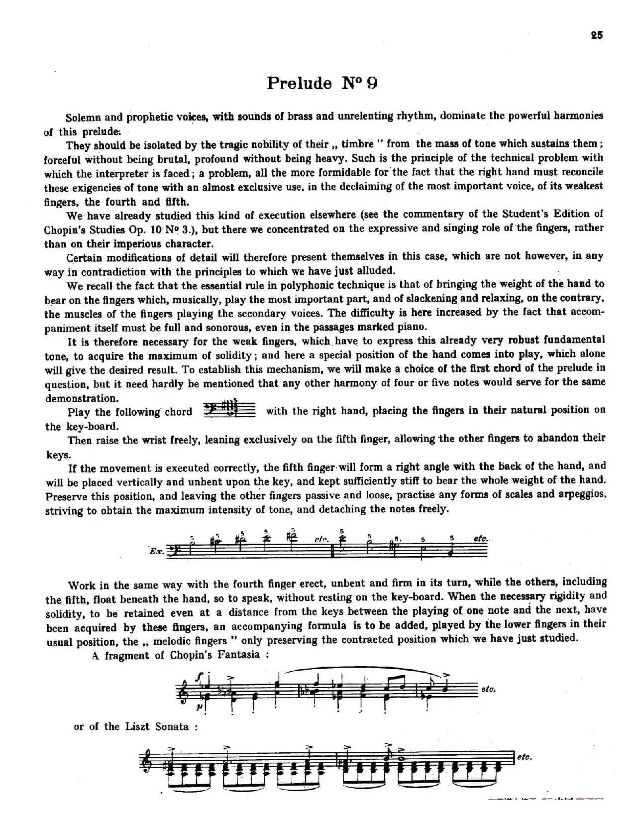 Preludes Op.28（24首前奏曲·9）