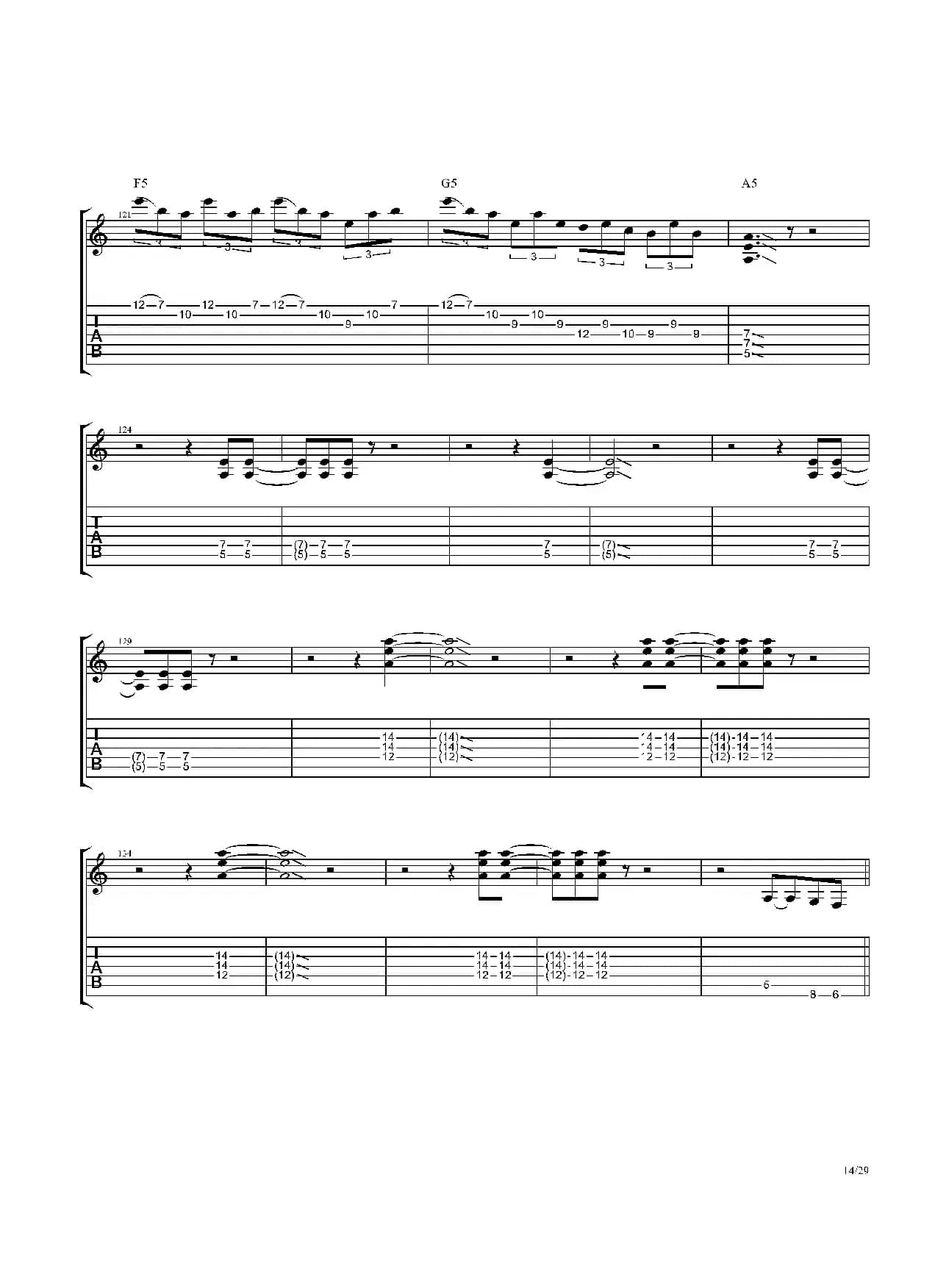 The Dance Of Eternity（吉他独奏）